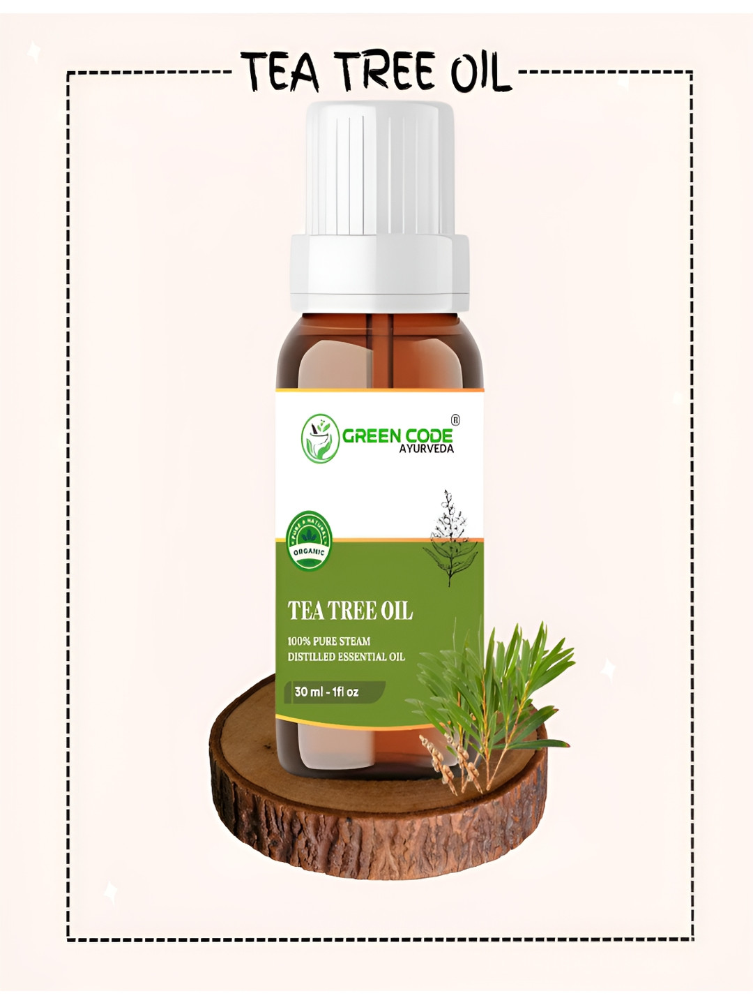 GREEN CODE AYURVEDA Tea Tree Essential Oil - 30 ml