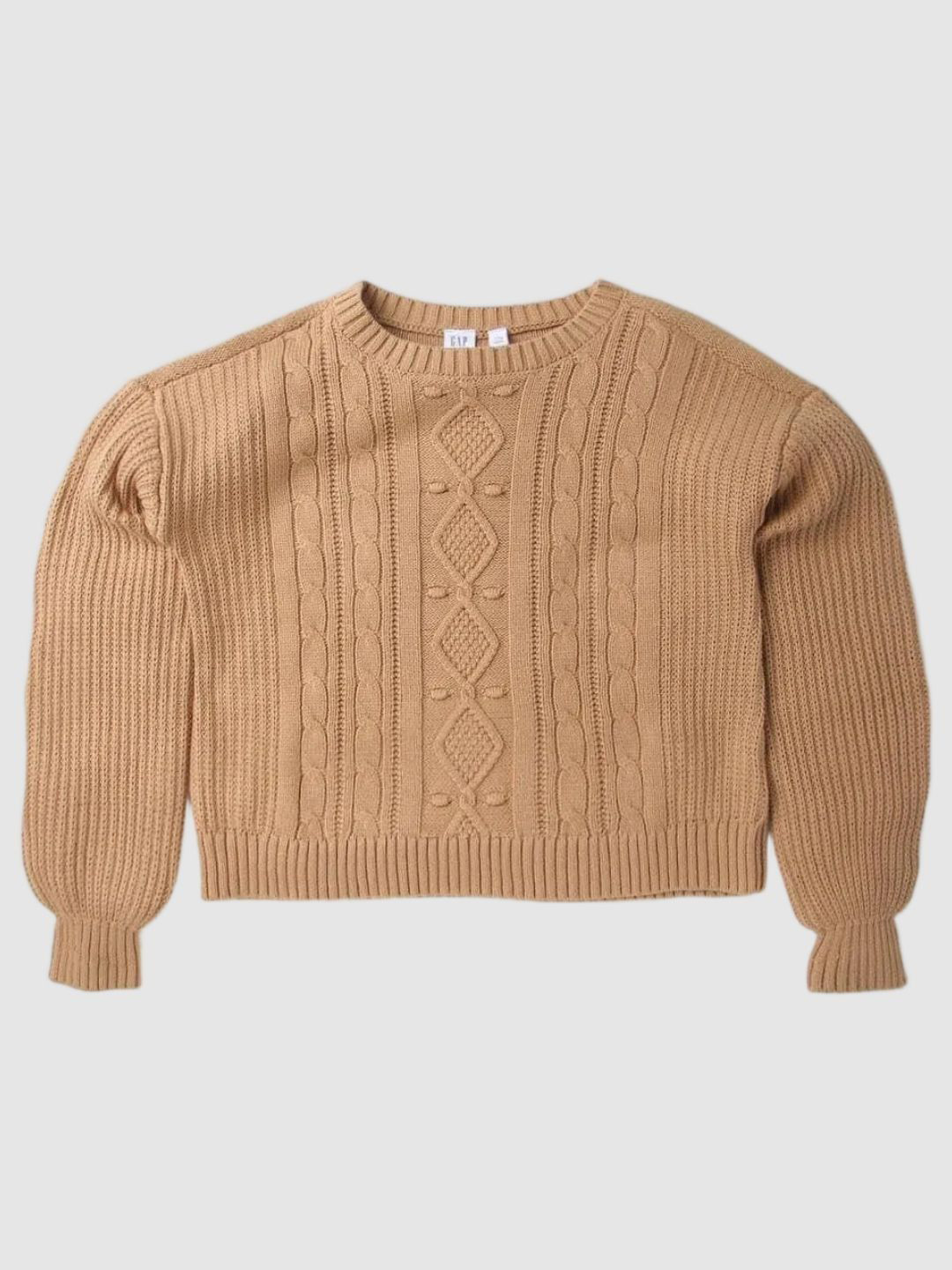 GAP Girls Cable Knit Crew Neck Sweater