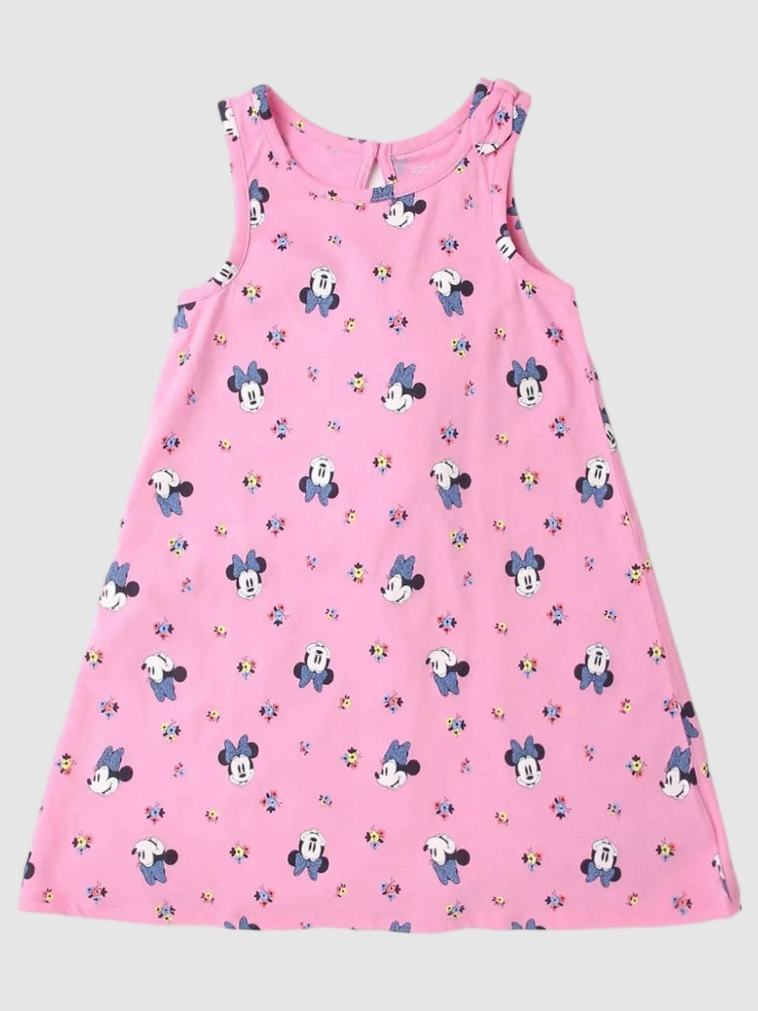 GAP Girls Character Printed Pure Cotton Crew Neck A-Line Dress