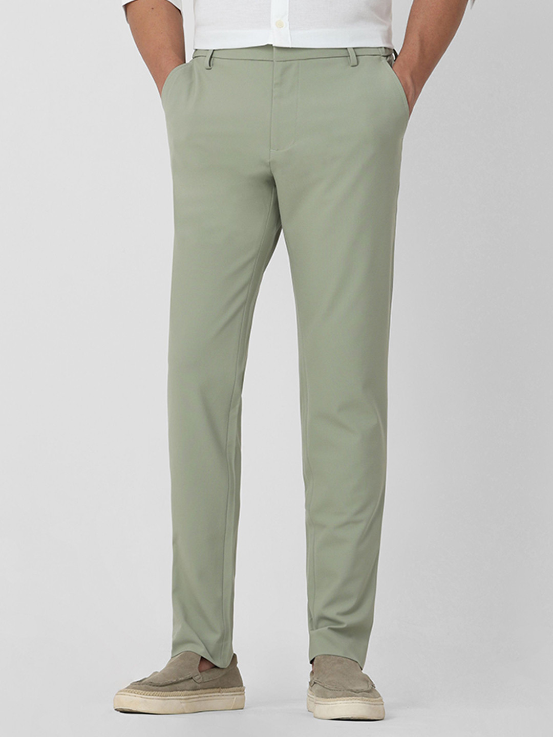 Mufti Muted Men Slim Fit Chinos Trousers