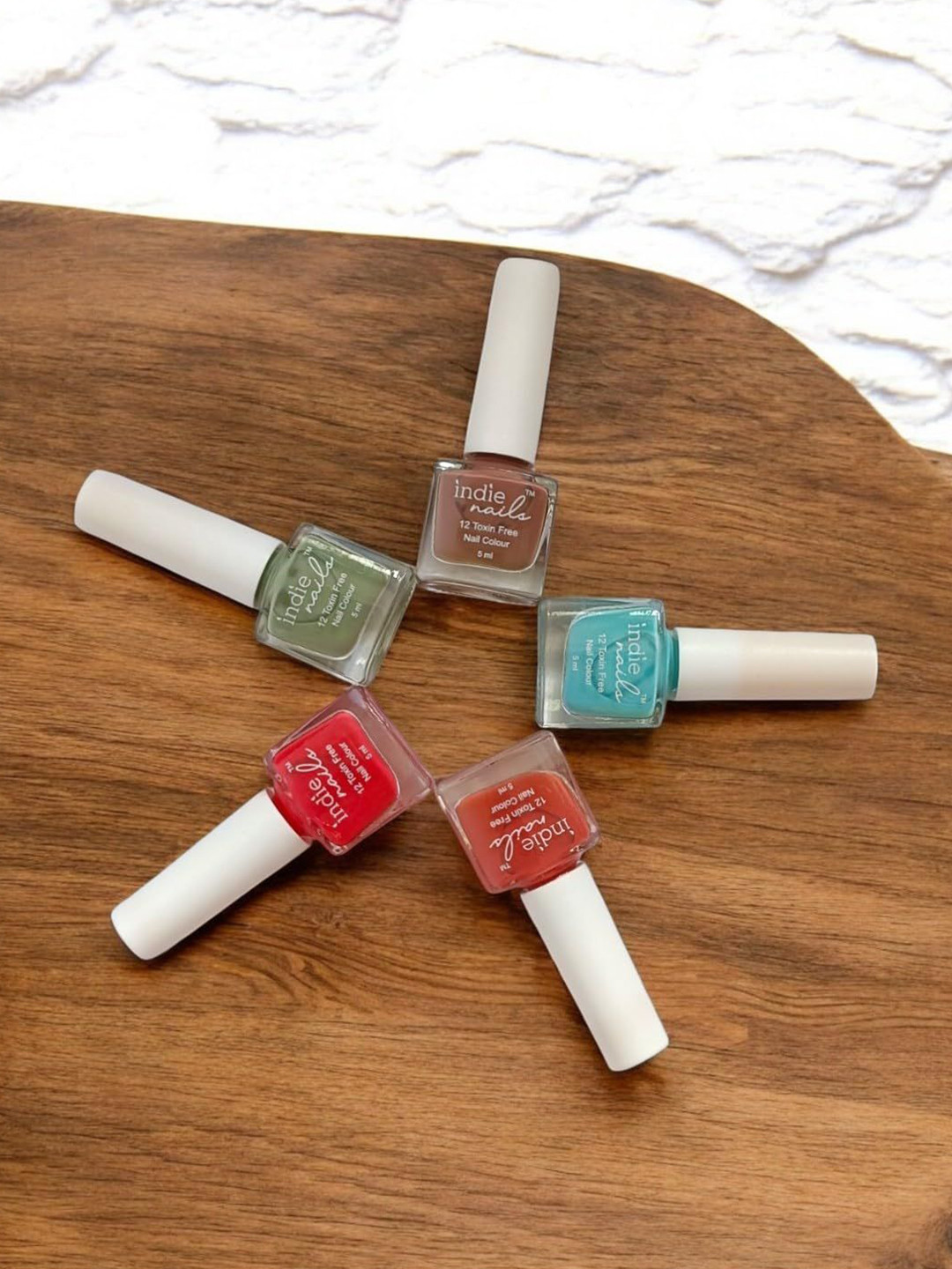 Indie Nails Women Set Of 5 Festival Pop color nail polish