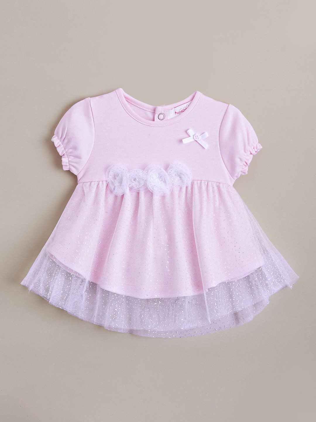 Hopscotch Floral Whisper Tulle Cotton Dress