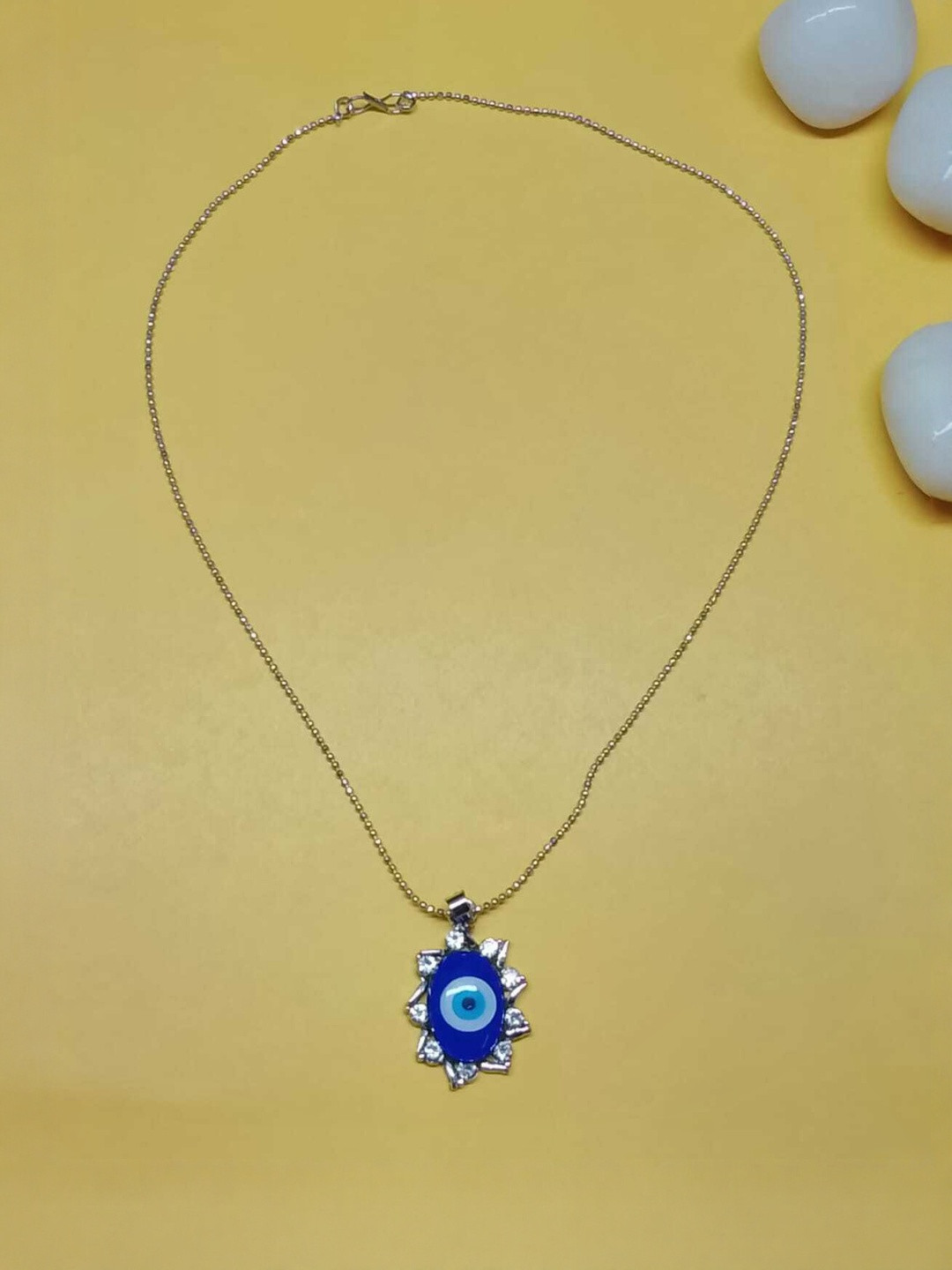 NIPSTec Women Alloy Evil Eye Pendants With Chains