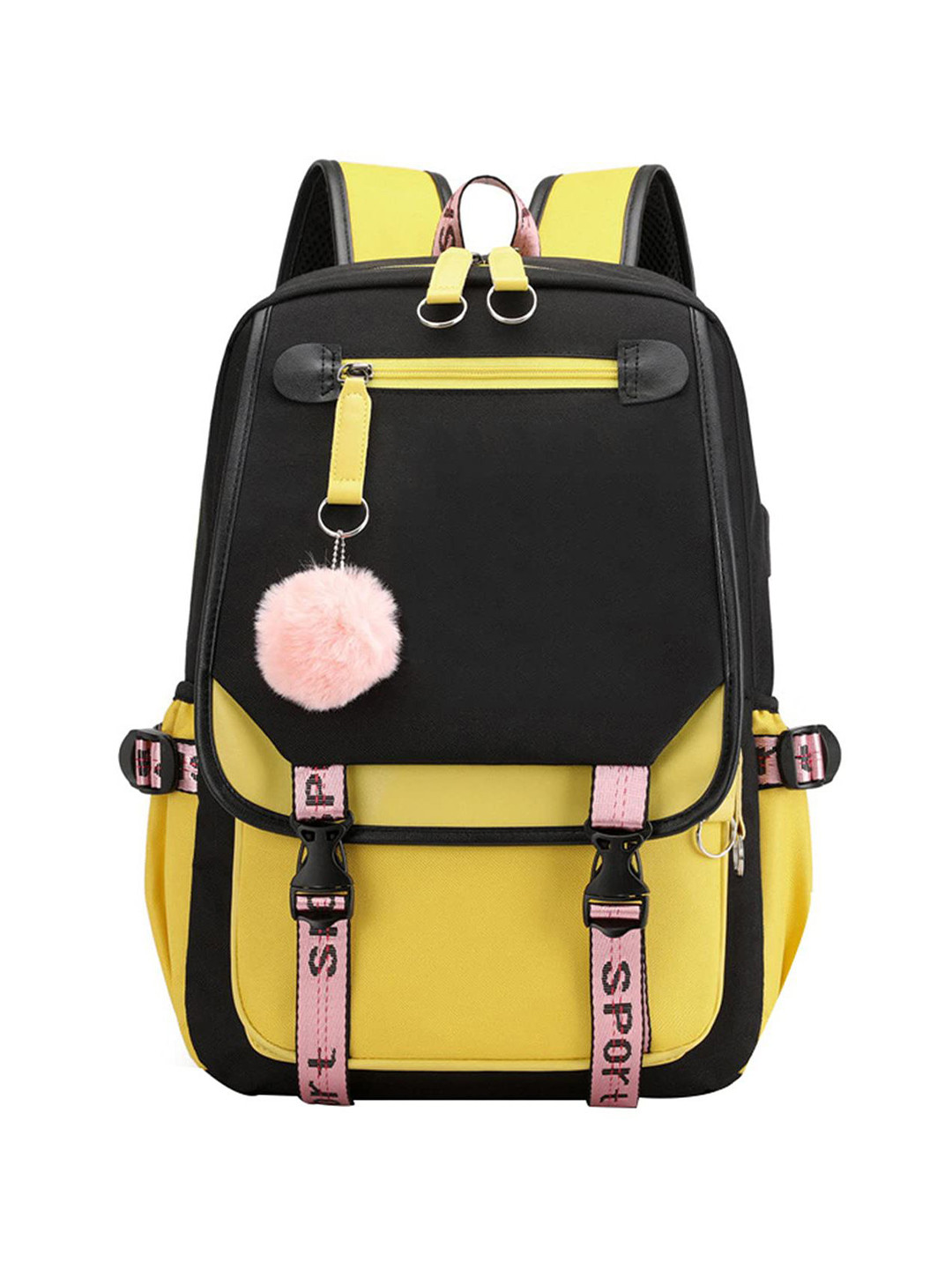 Mast & Harbour Men Colourblocked Ergonomic Backpack