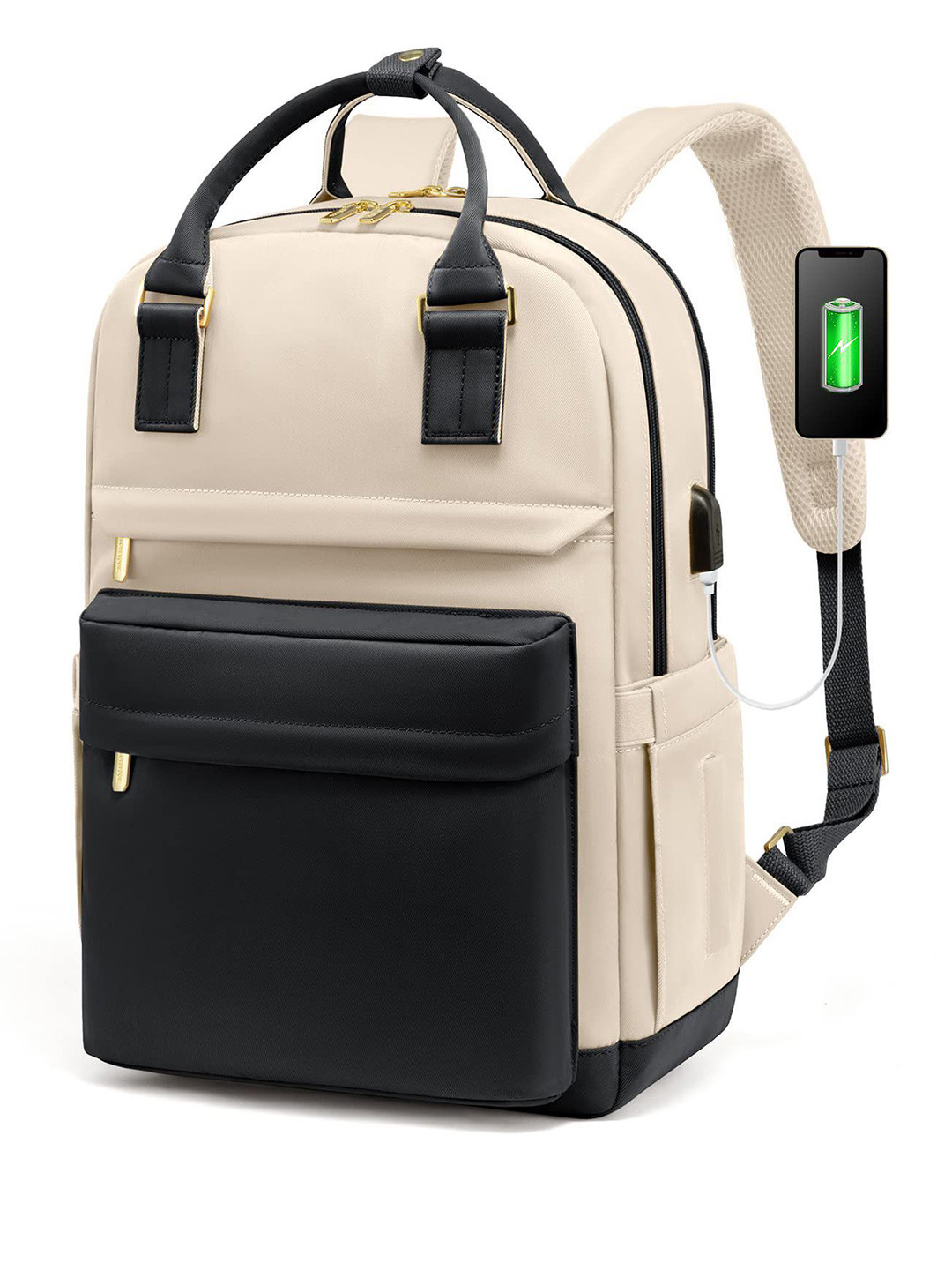 Mast & Harbour Men Colourblocked Large Backpack