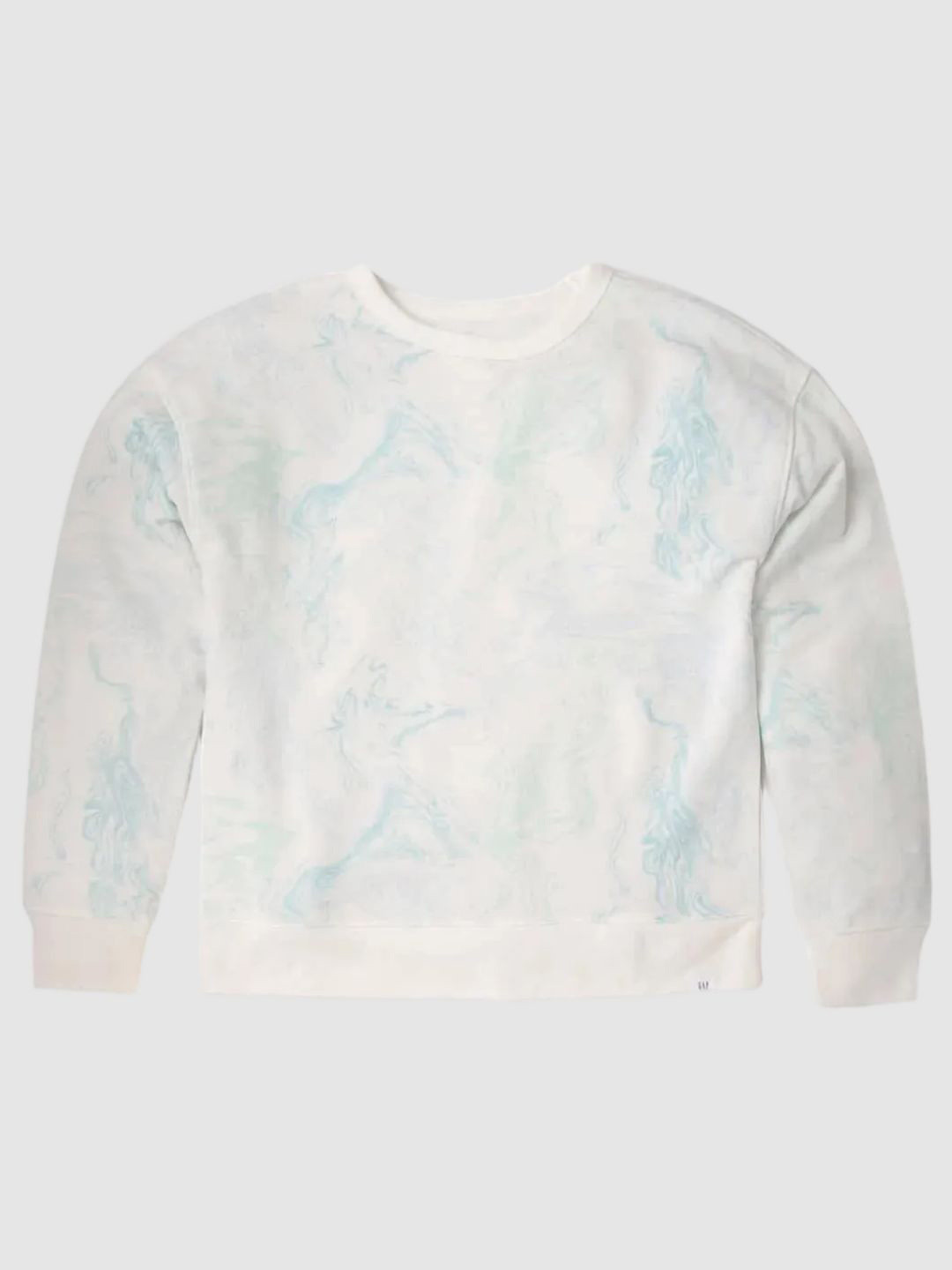 GAP Boys Marble Printed Pure Cotton Crew Neck Sweatshirt