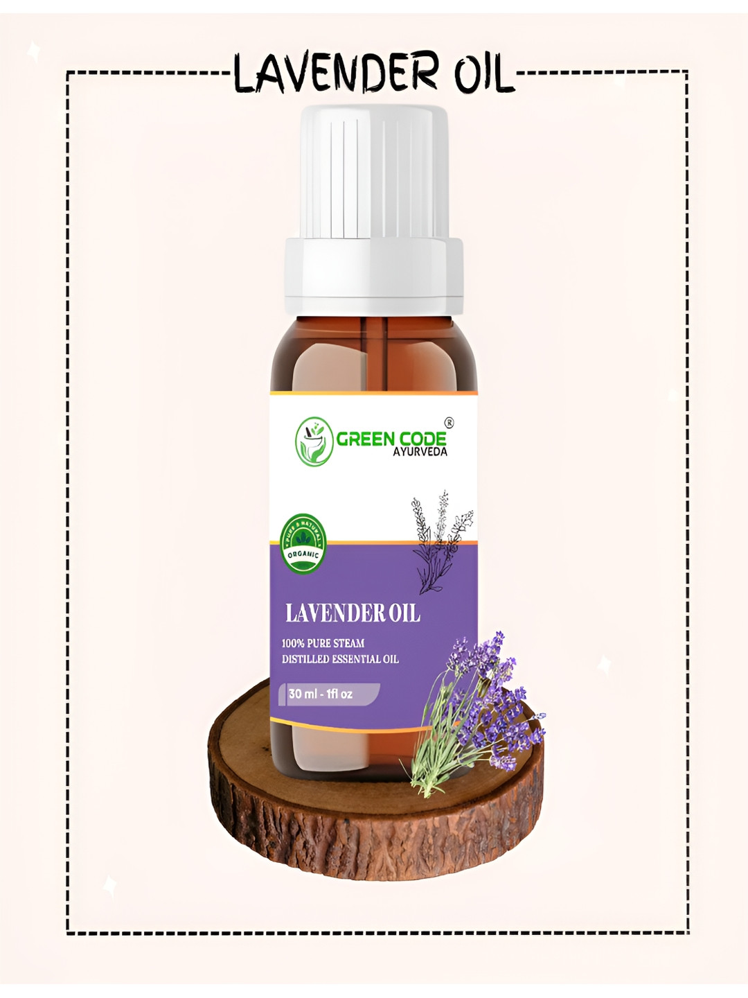 GREEN CODE AYURVEDA Lavender Essential Oil - 30 ml