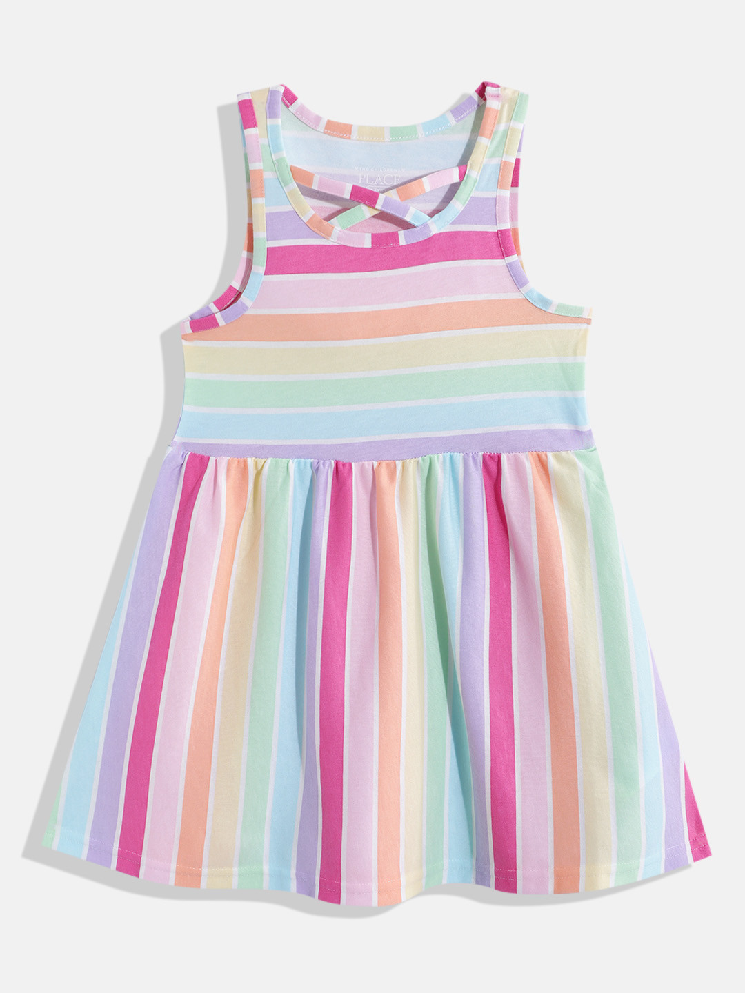 THE CHILDREN'S PLACE Candy Striped A-Line Dress