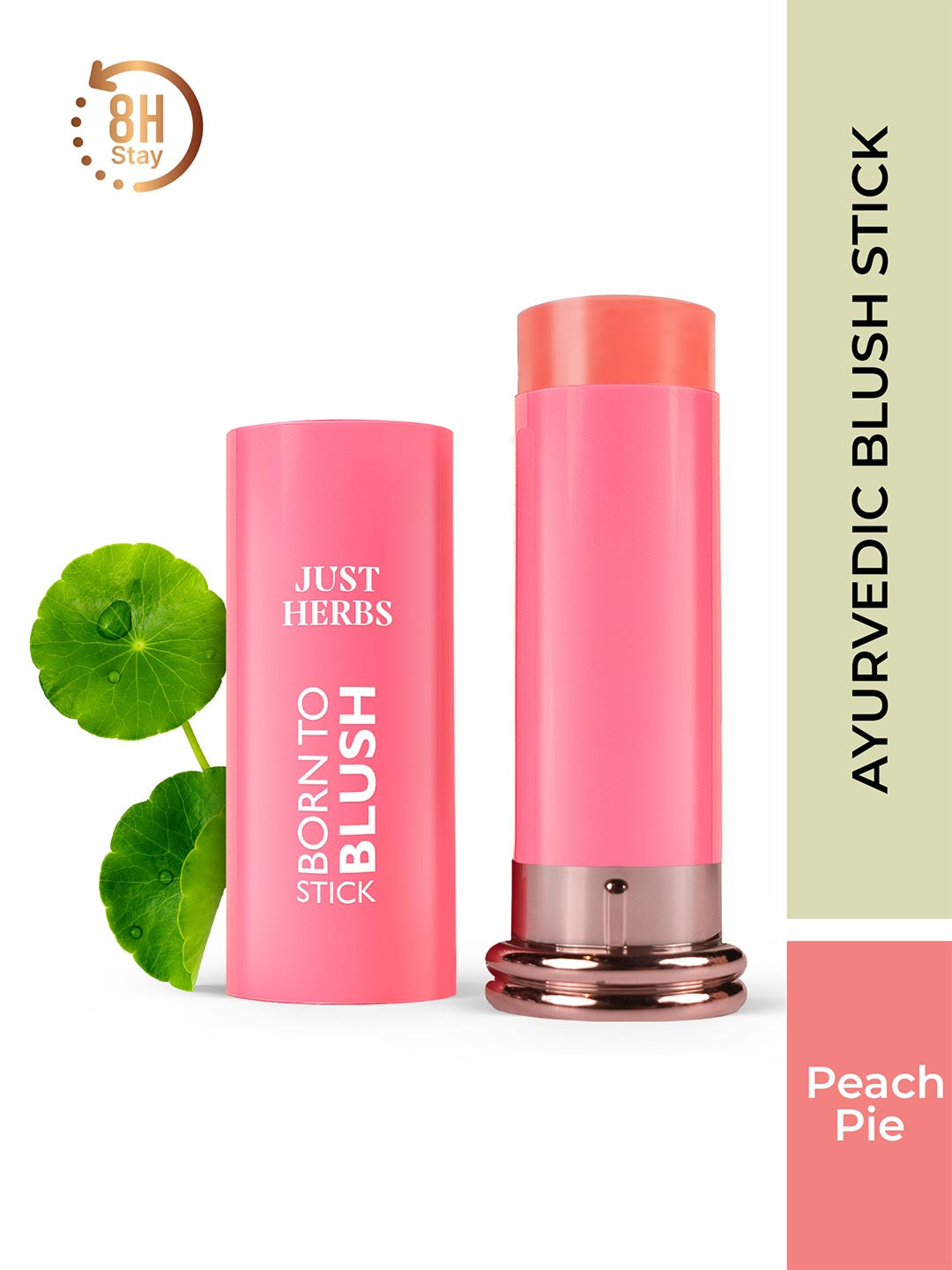 Just Herbs Born To Blush Long Stay Smooth Stick - 14g Shade 05 - Peach Pie
