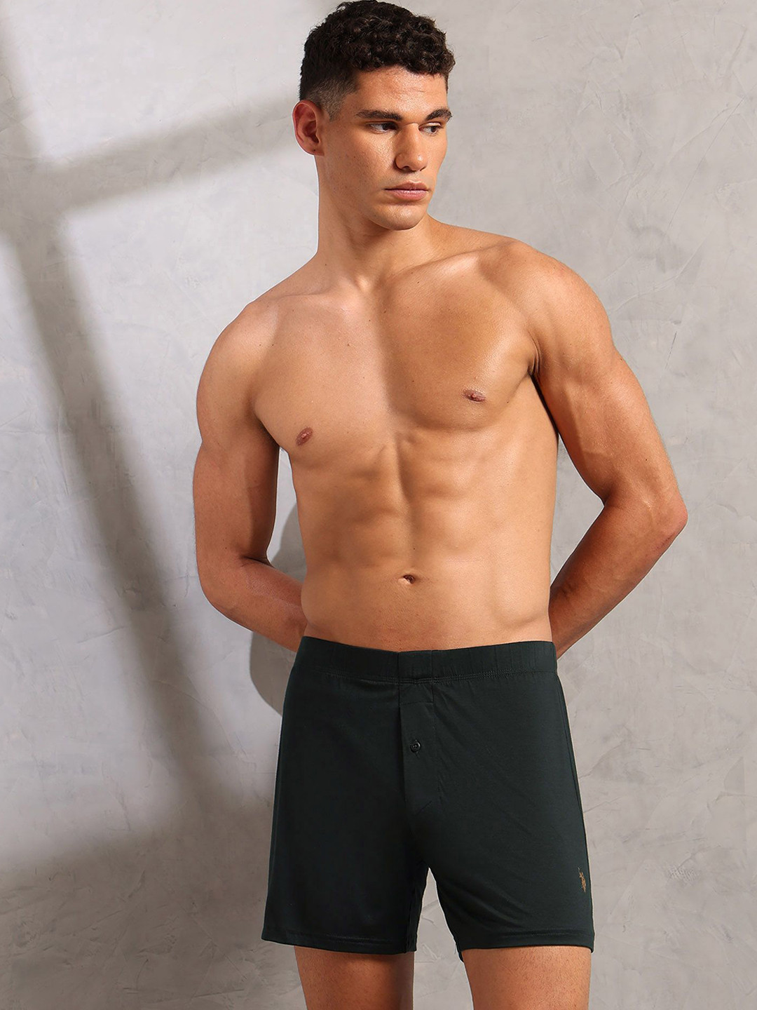 U.S. Polo Assn. Men Comfort Fit Low-Rise Boxers