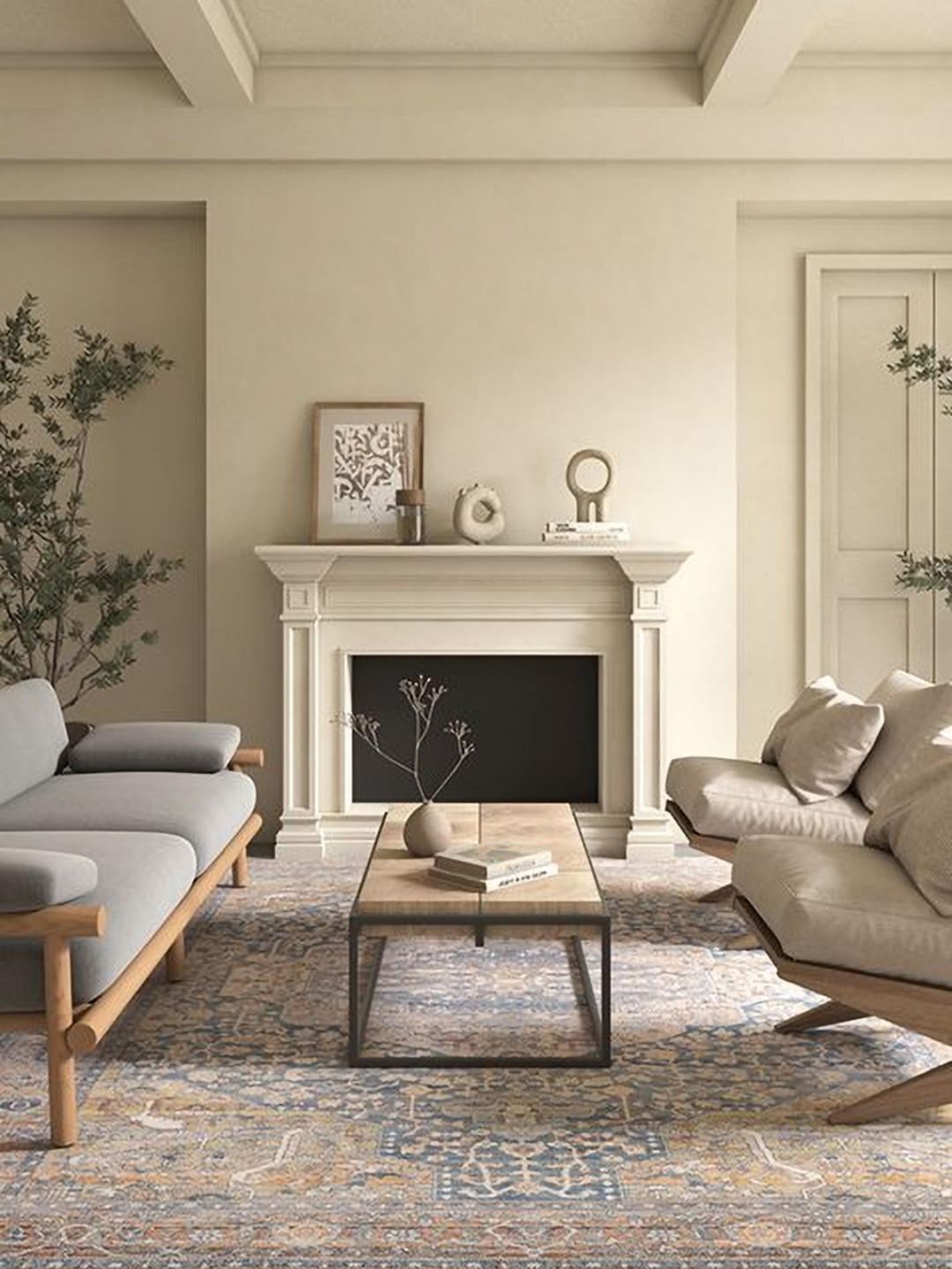 ASTERLANE Unisex Blue Polyester Carpet