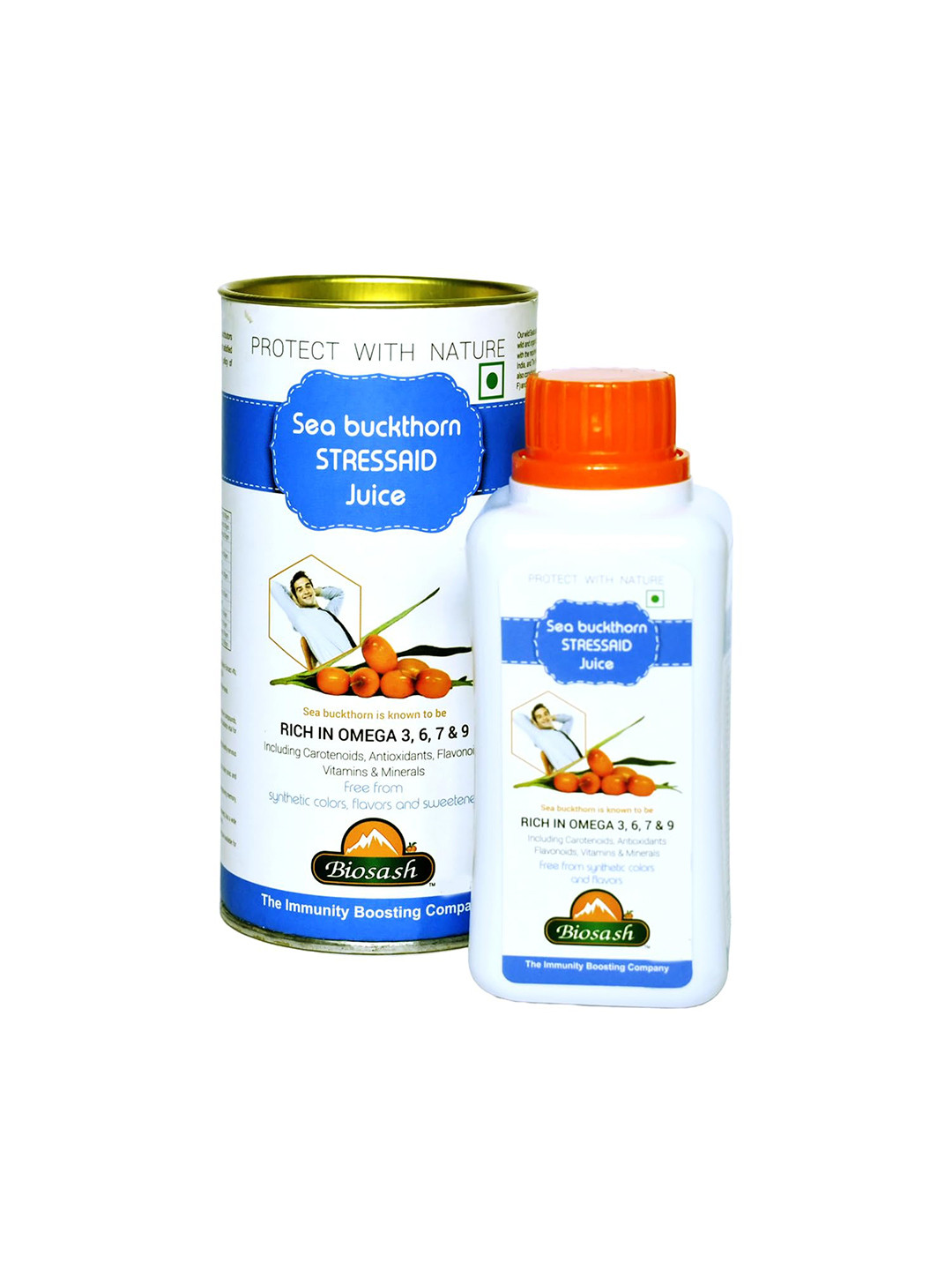 BIOSASH Sea Buckthorn Stressaid Juice with vitamin C - 250ml