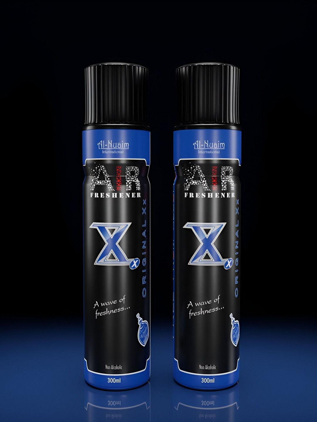 Al-Nuaim Pack of 2 300ml Each Alcohol Free Room Freshener