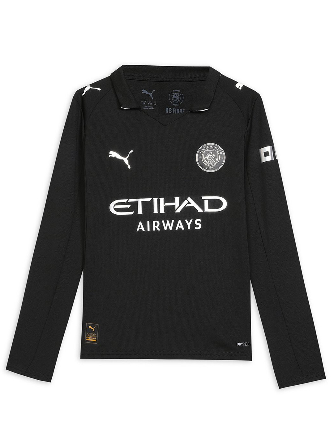 Puma Manchester City Replica Youth Long-Sleeve Football Jersey