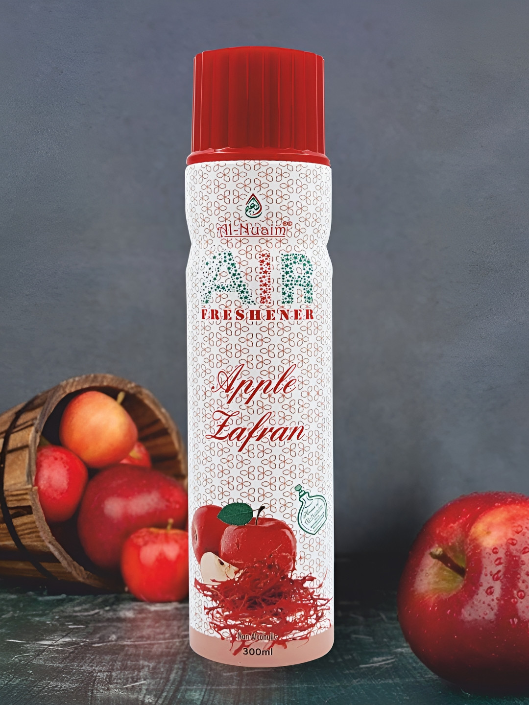 Al-Nuaim Apple Zafran Alcohol Free Room Freshener - 300ml