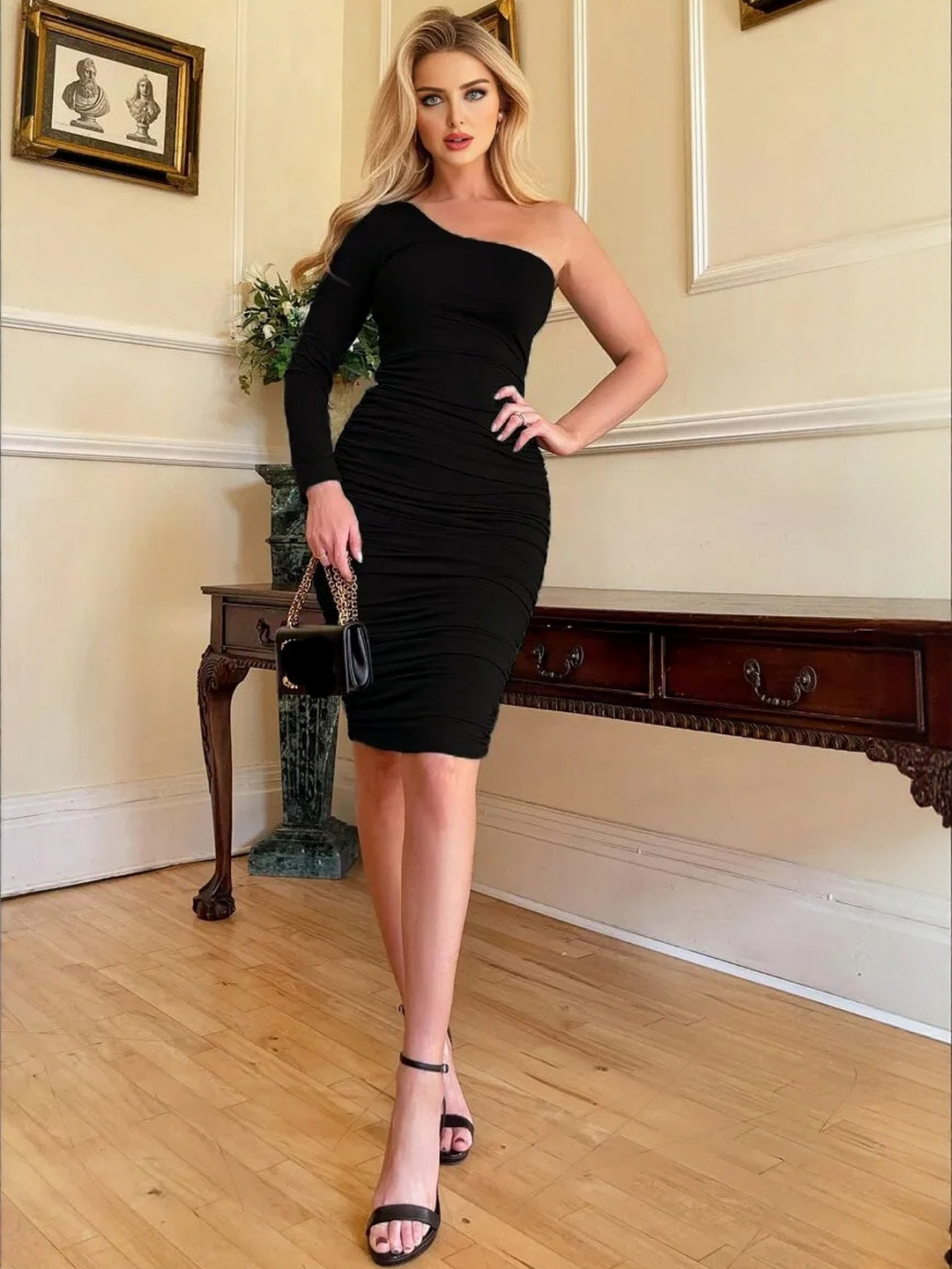 WANQUILA One Shoulder Longline Dress