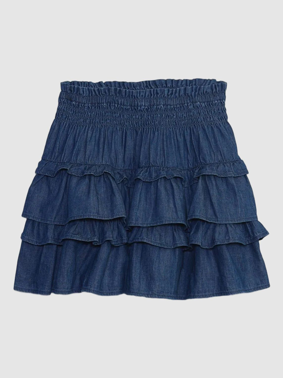GAP Girls Classic Denim Mid-Rise Skirt