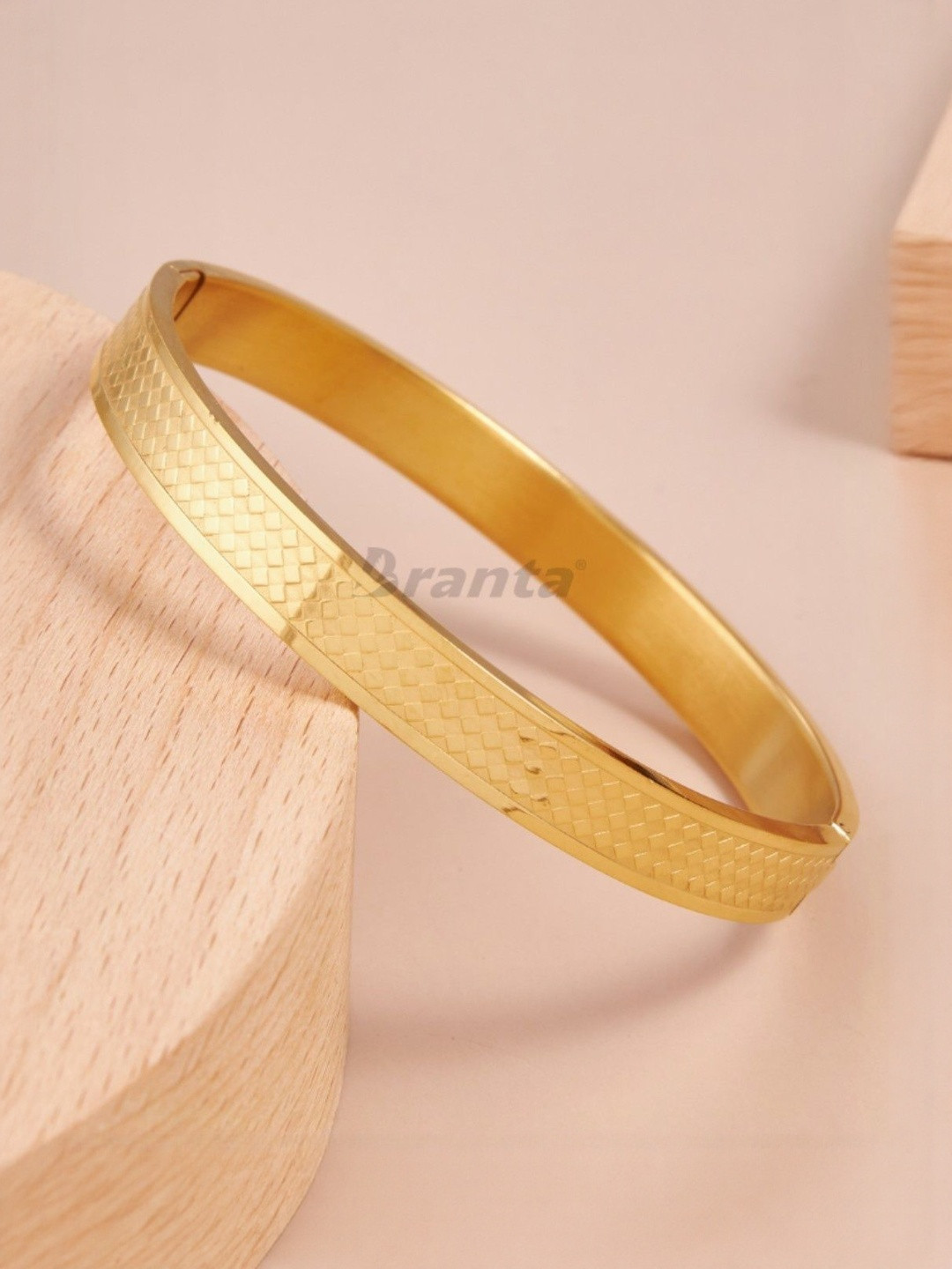 Cube Pattern Bracelet For Men