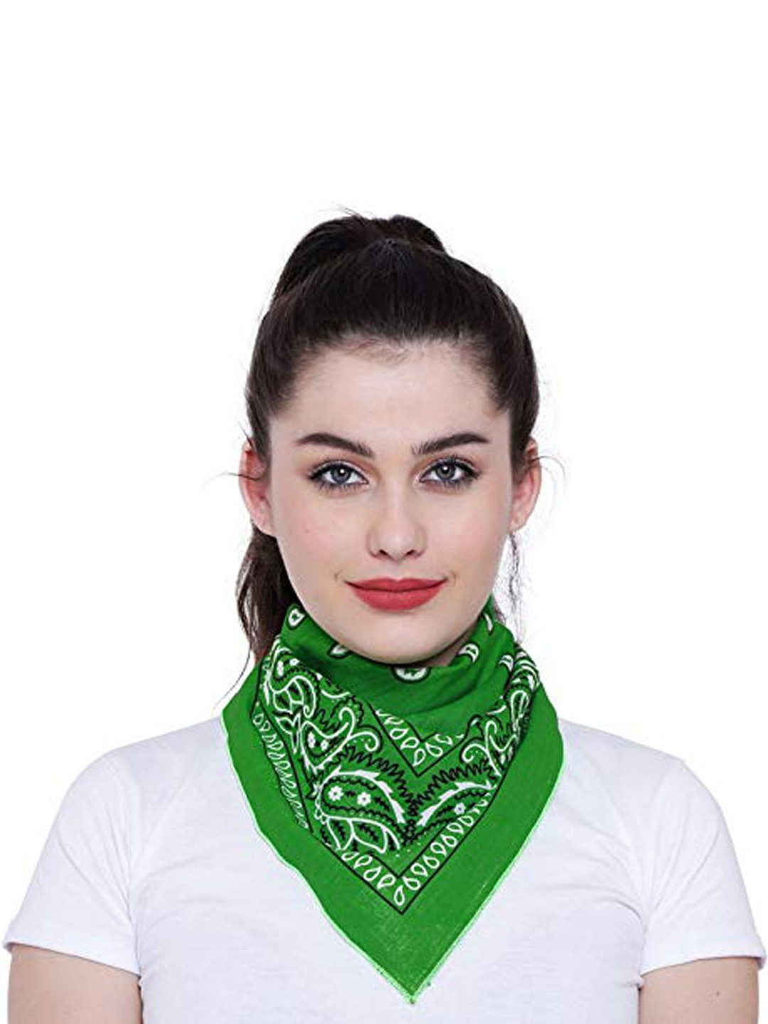 Navkar Crafts Unisex Green Bandana Headband