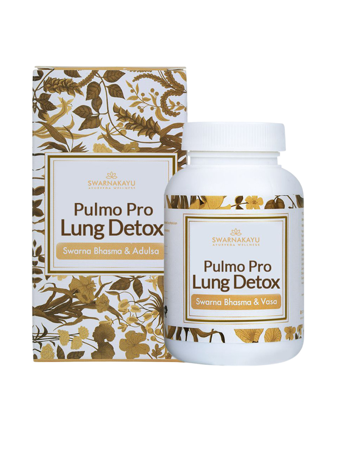 SWARNAKAYU Infused with 24k Gold Bhasma Pulmo pro Lung Detox Supplement
