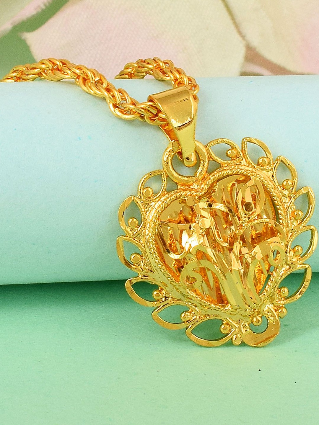 Brass Gold plated Shirdi Sai baba Pendant Latest