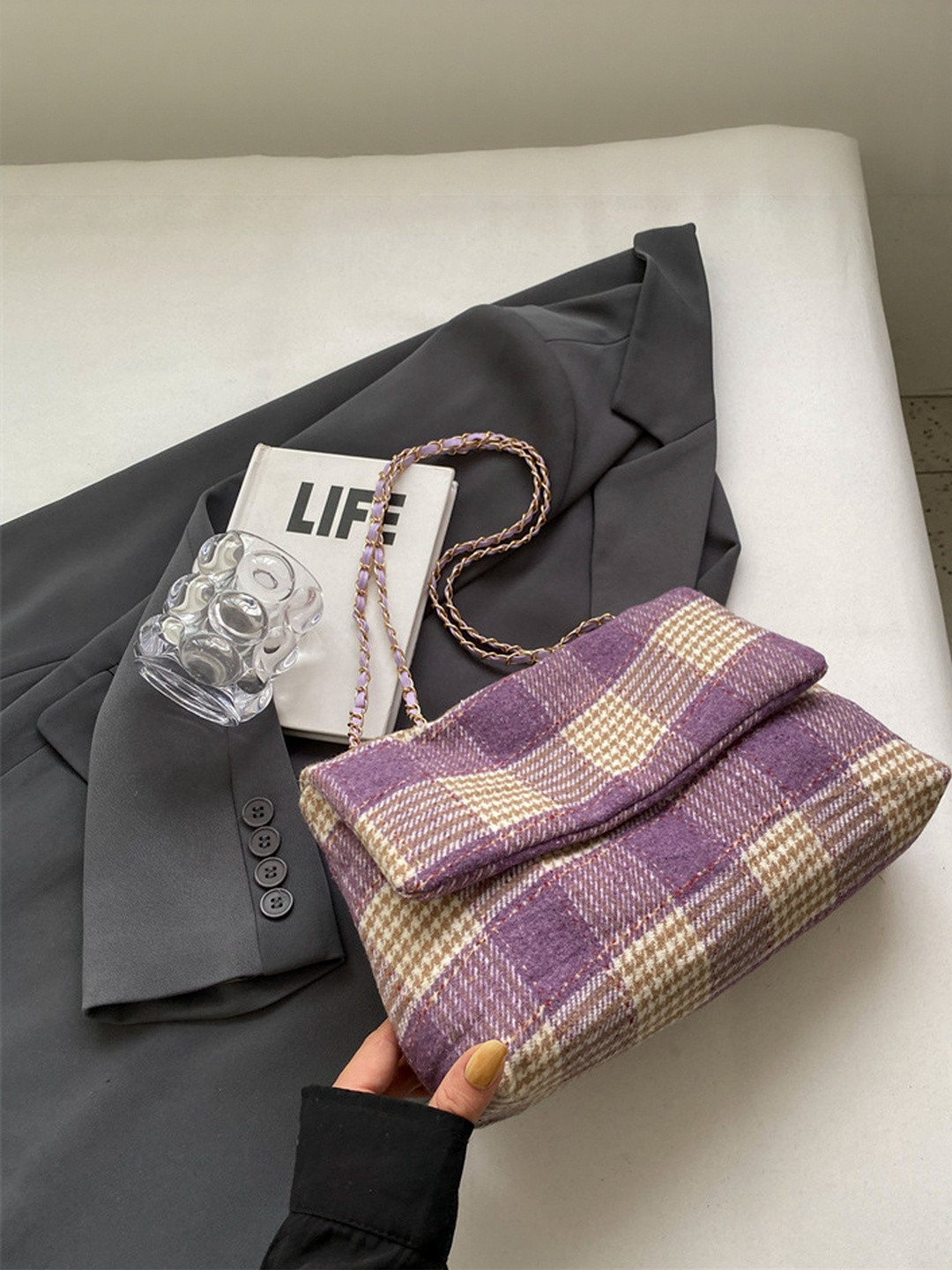 CORSICA Women Purple PU Handbags