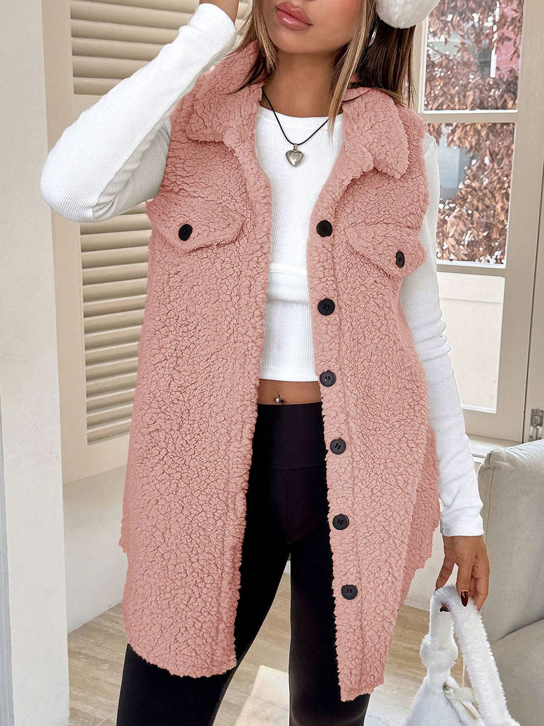 StyleCast x Revolte Women Lapel Collar Waistcoat