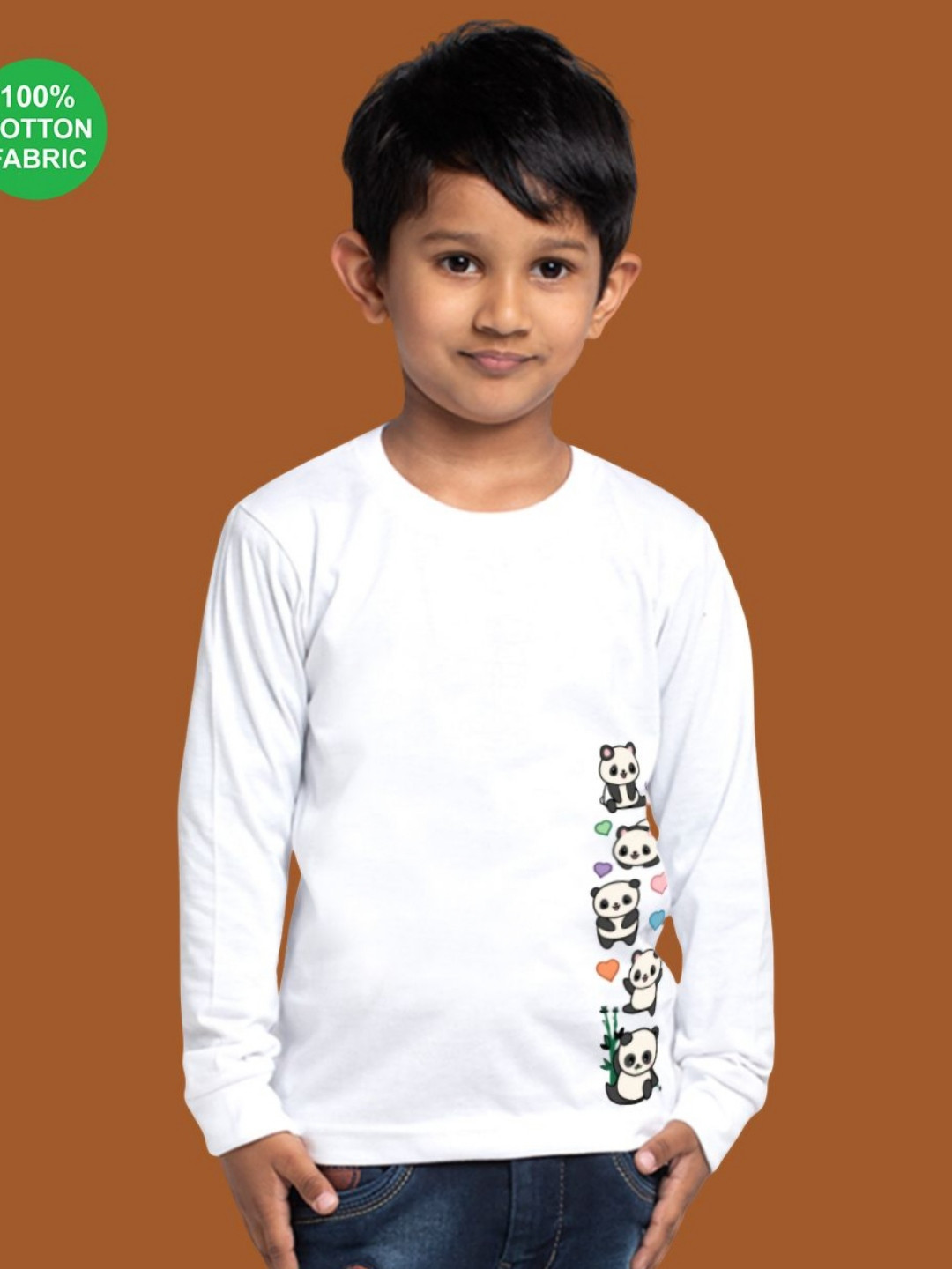 Friskers Boys Graphic Printed Round Neck Kung Fu Panda Regular Fit Cotton T-shirt