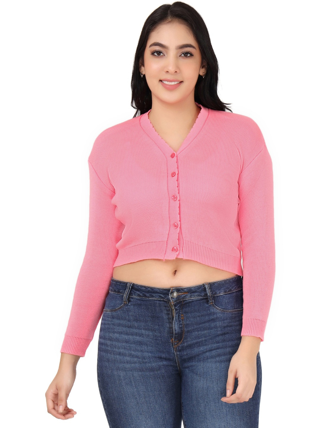 FEMULA Women Woollen Crop Top