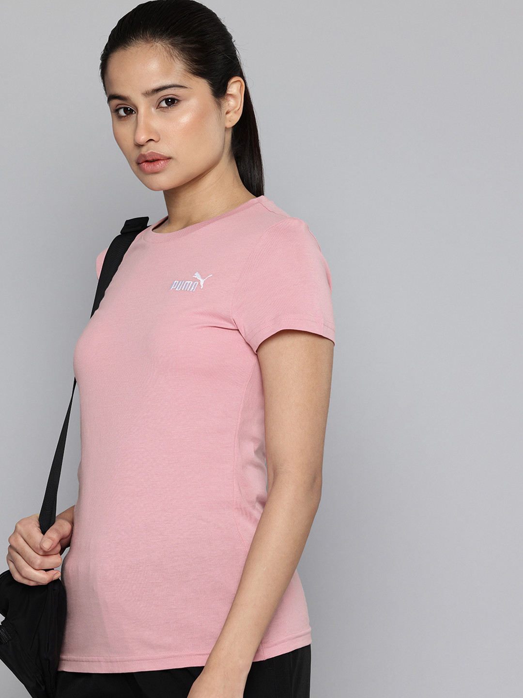 Puma Essentials Small No.1 Brand Logo Printed Pure Cotton T-shirt