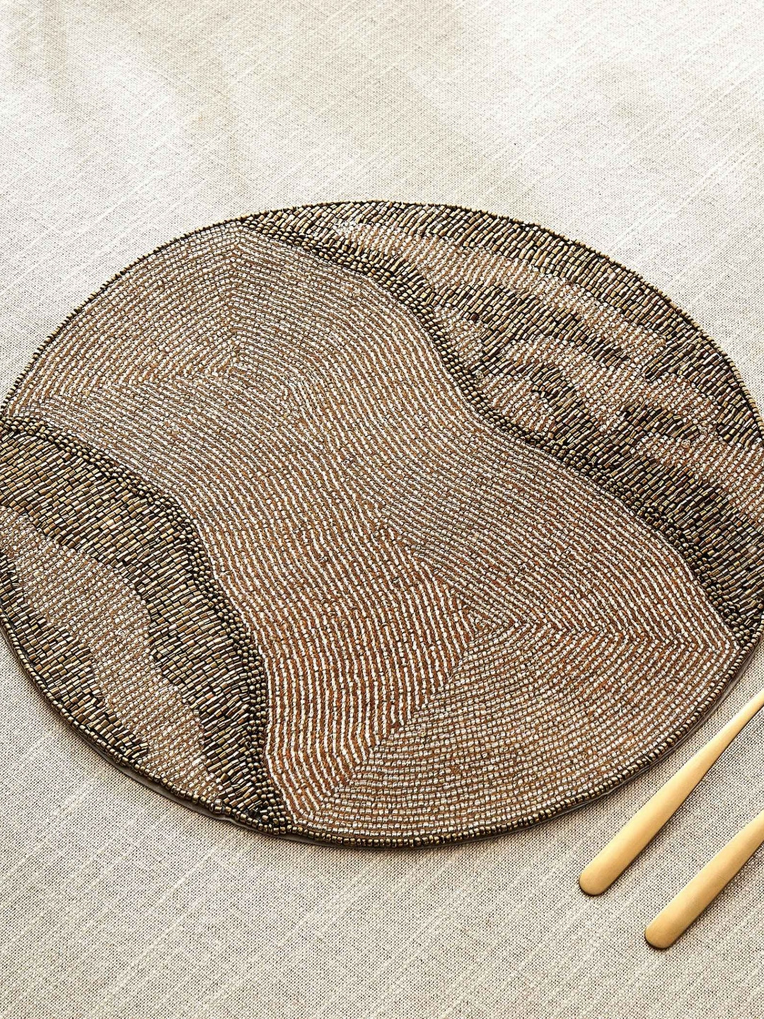 Home Centre Halcyon Galaxy Glass Beaded Placemat