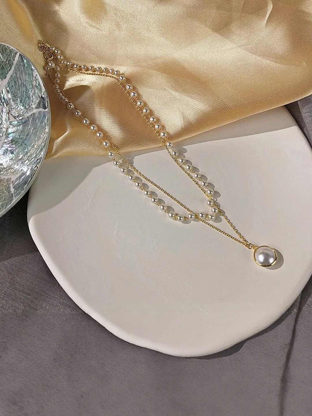 DressBerry Women Gold-Plated Layered Necklaces