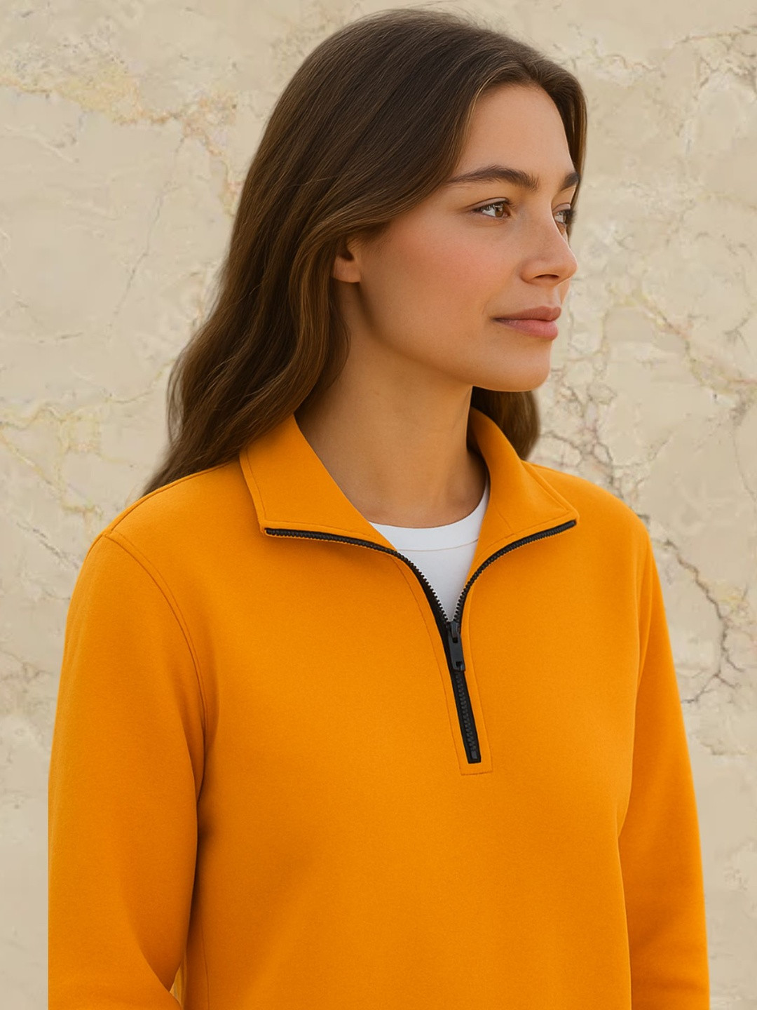 Kushi Flyer Women Mustard Sweatshirt