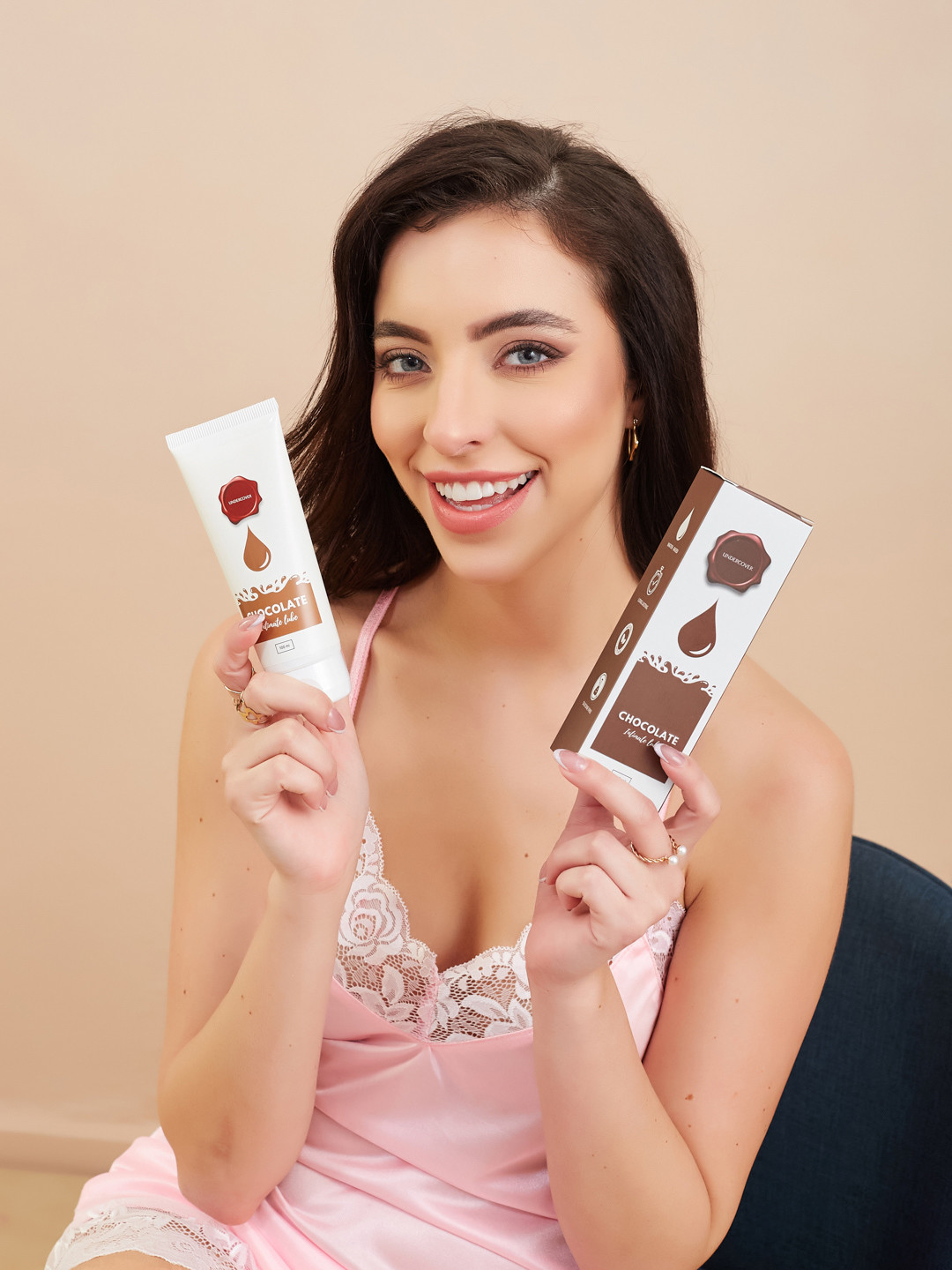 Undercover Set Of 2 Chocolate & Aloe Vera Water Based Intimate Lubes - 100 ml Each