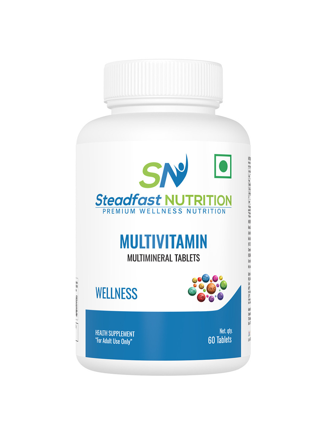Steadfast Nutrition Multivitamin Multimineral Tablets- 60 Tablets