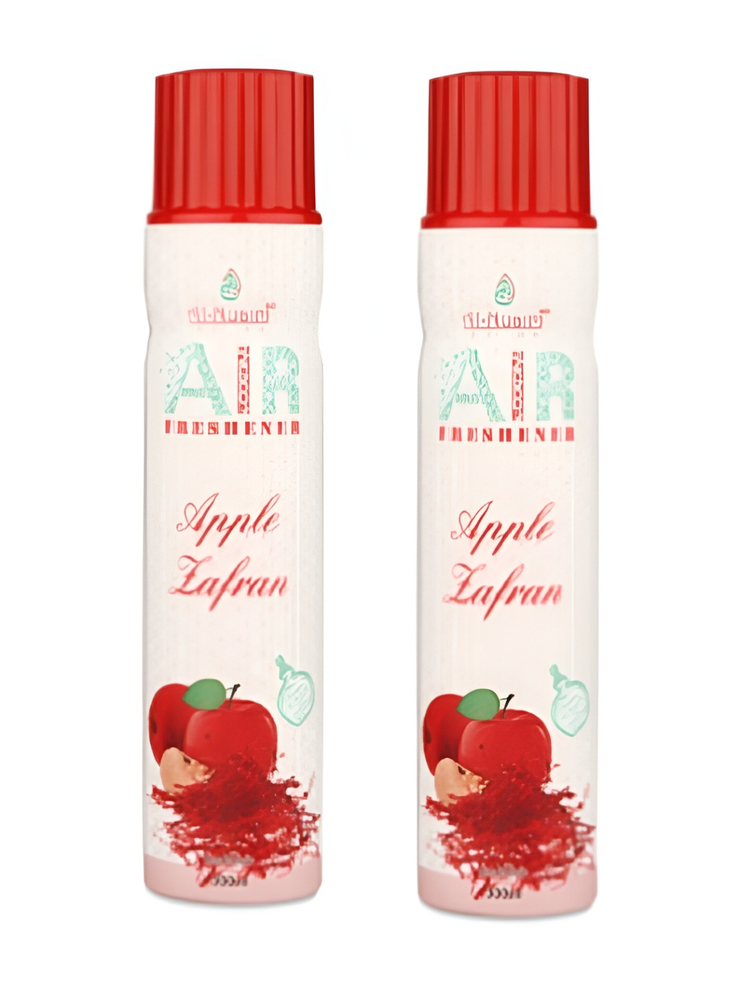 Al-Nuaim Pack of 2 Apple Zafran Alcohol Free Air Freshener