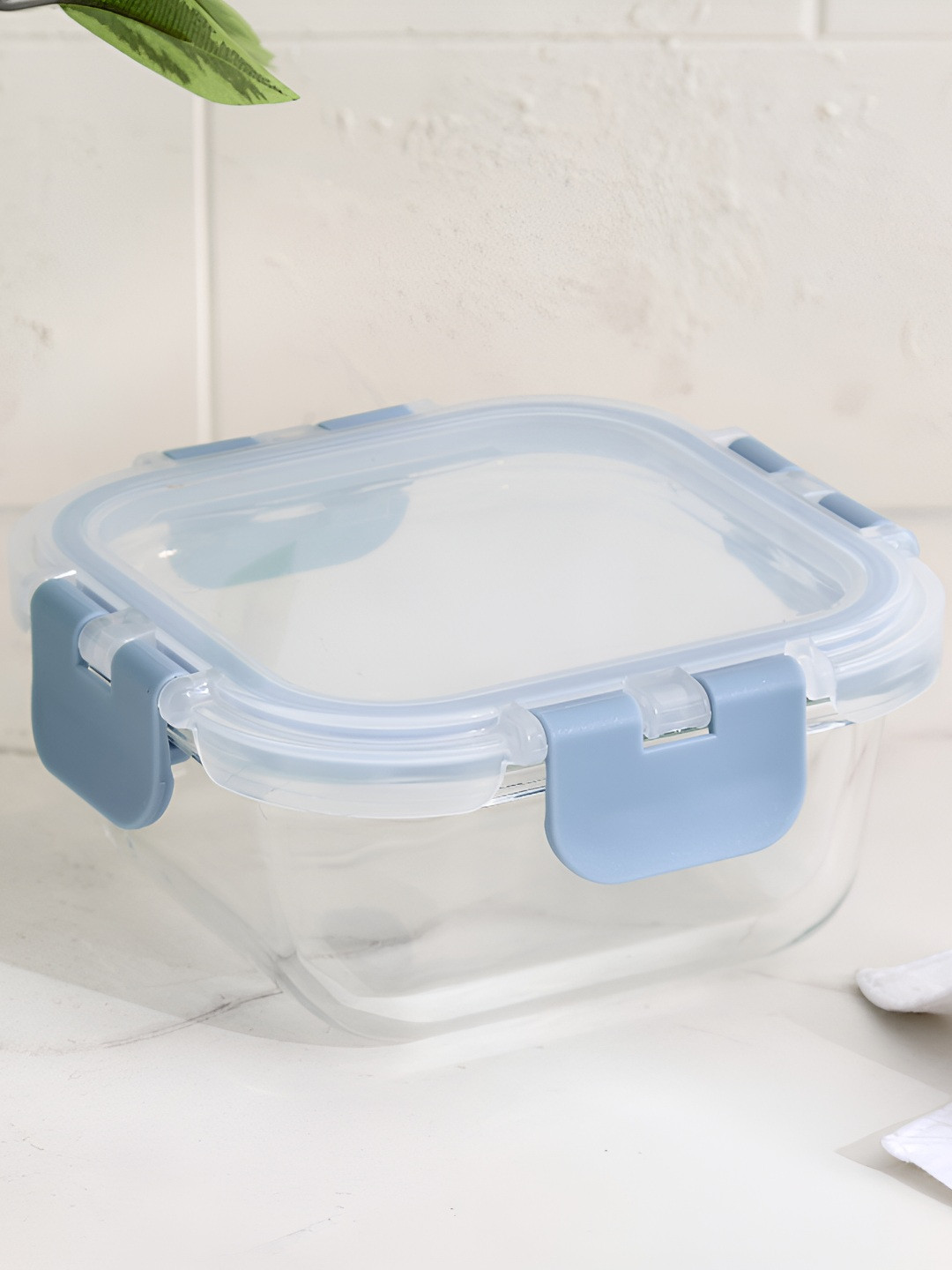 Home Centre Transparent Borosilicate Glass Storage Container - 320ml