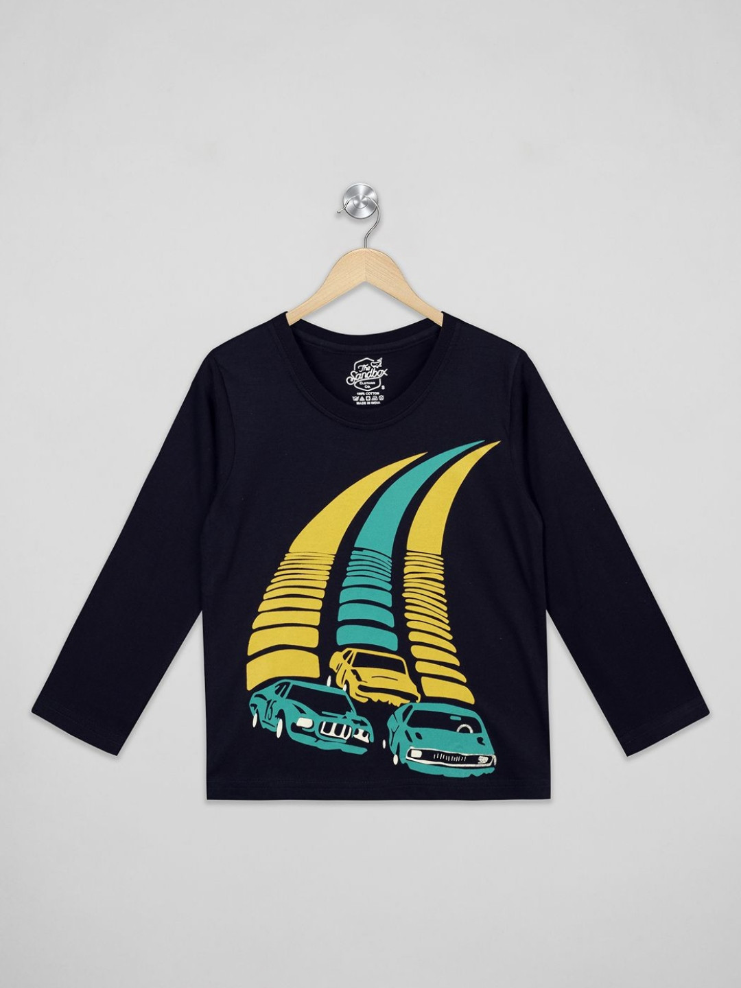 The Sandbox Clothing Co. Boys Graphic Printed Round Neck Cotton T-shirt