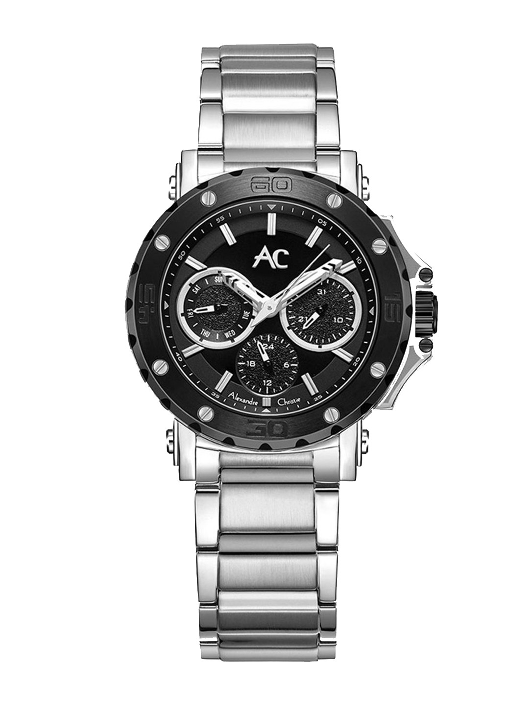 Alexandre Christie Women Stainless Steel Bracelet Style Straps Watch 9205BFBTBBA