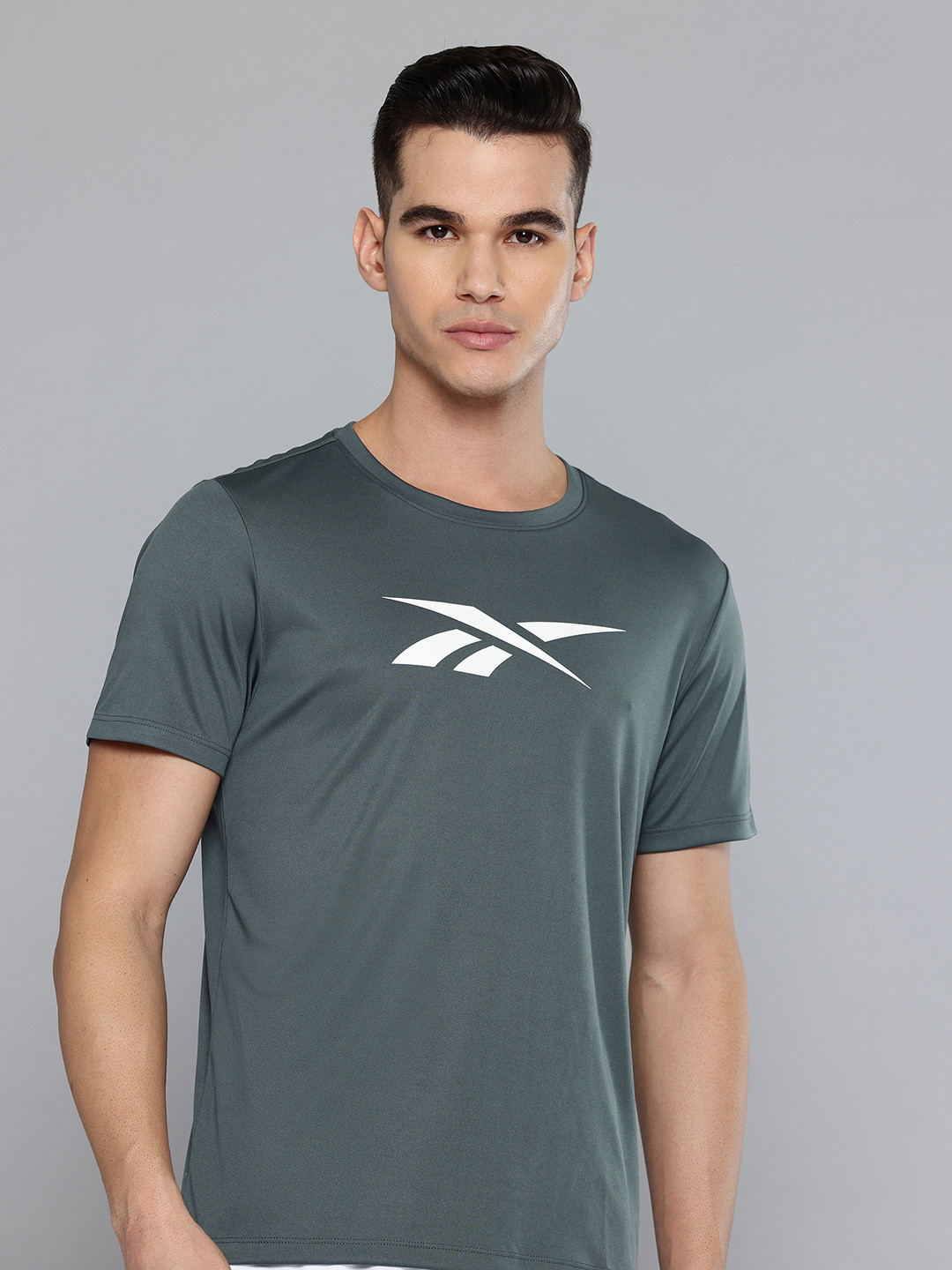 Reebok Brand Logo Printed Speedwick Performance Training T-shirt