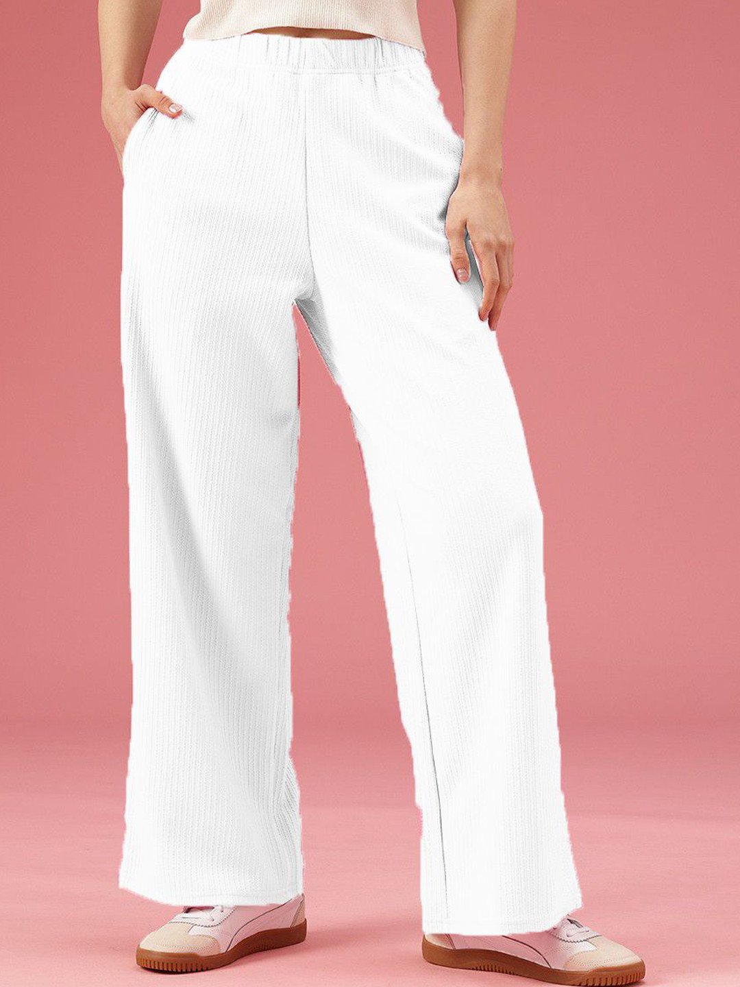 RAHI TRENDZ Women Relaxed High-Rise Trouser