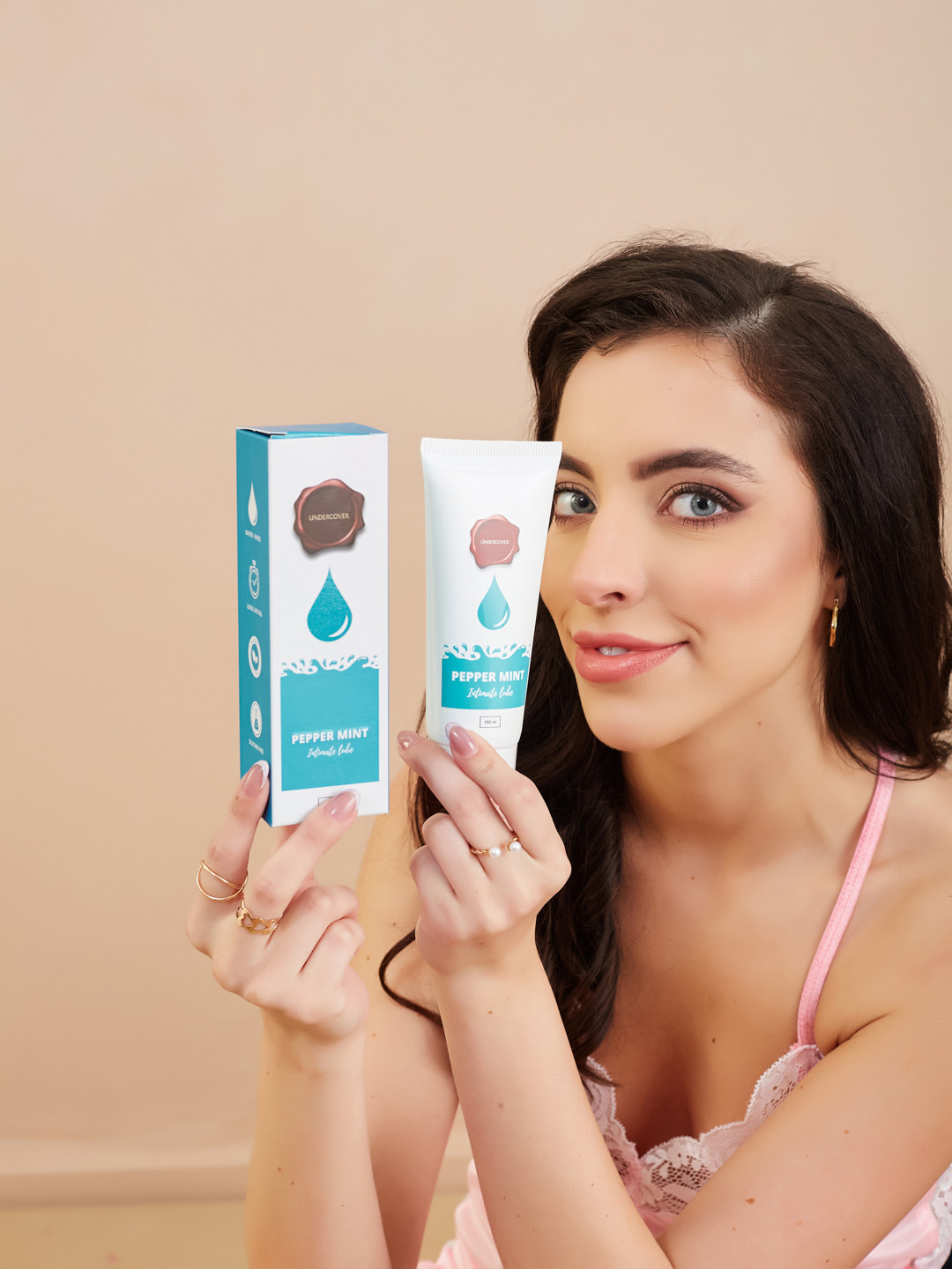 Undercover Pepper Mint Water Based Intimate Lube - 100 ml