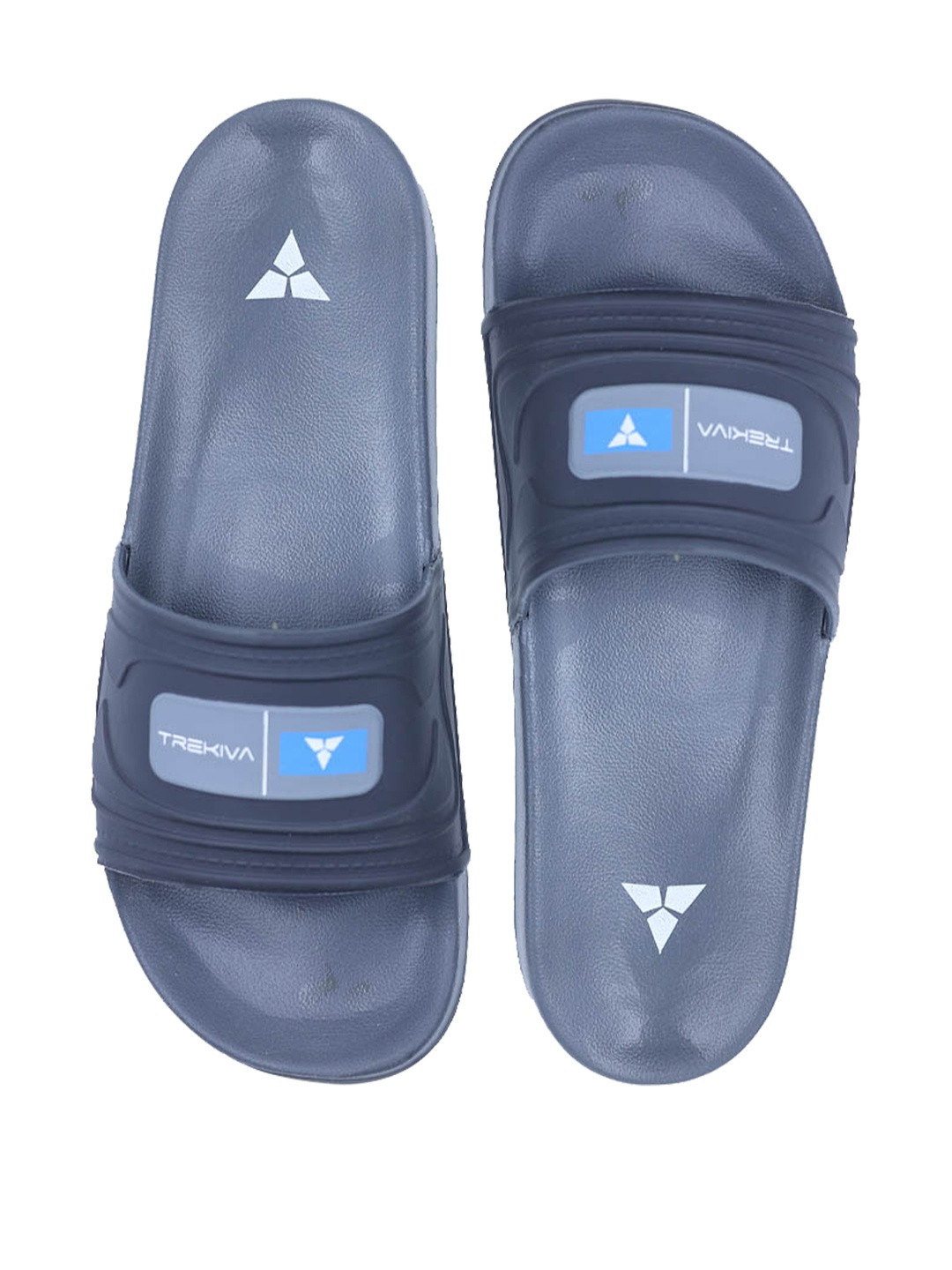 Trekiva Men Grey Room Slippers