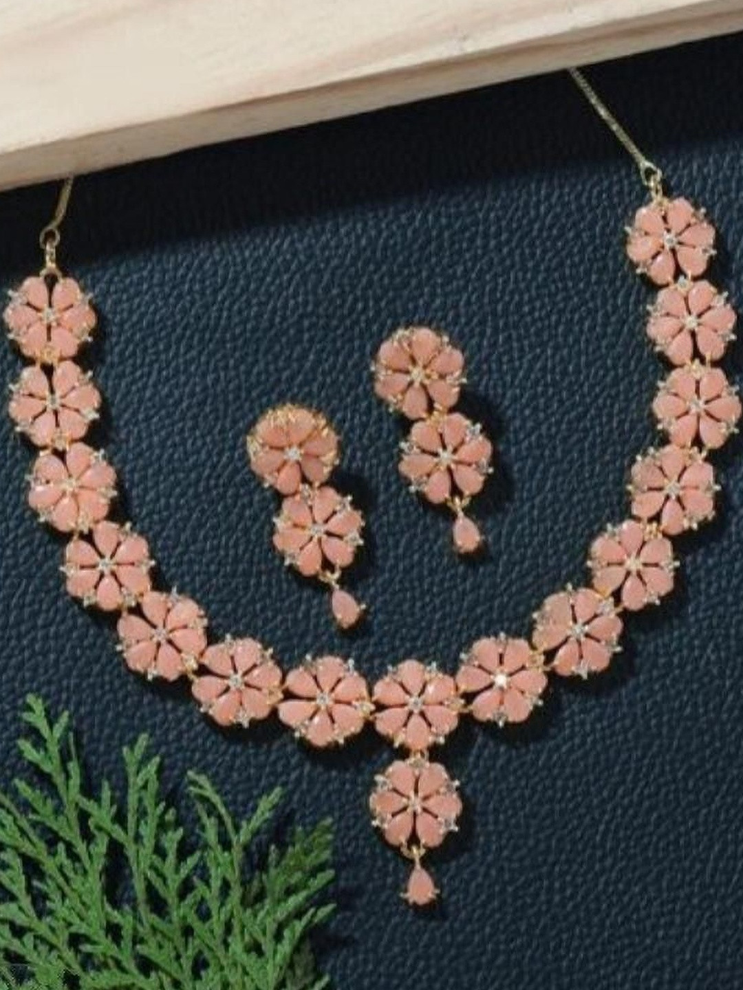 premjewellers Women Brass Gold-Plated Jewellery Set