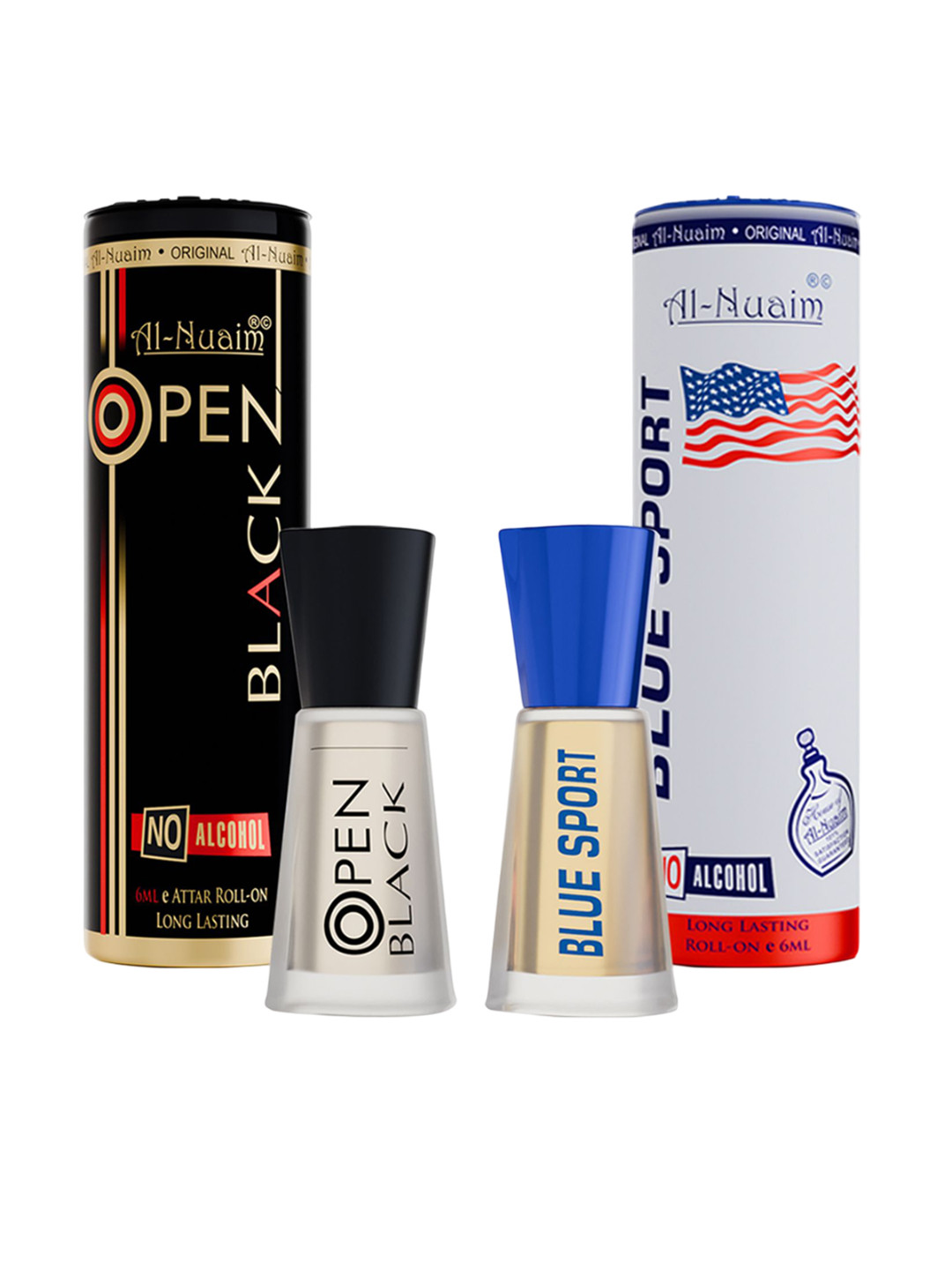 Al-Nuaim Unisex Pack Of 2 Alcohol-Free 6ml Attar