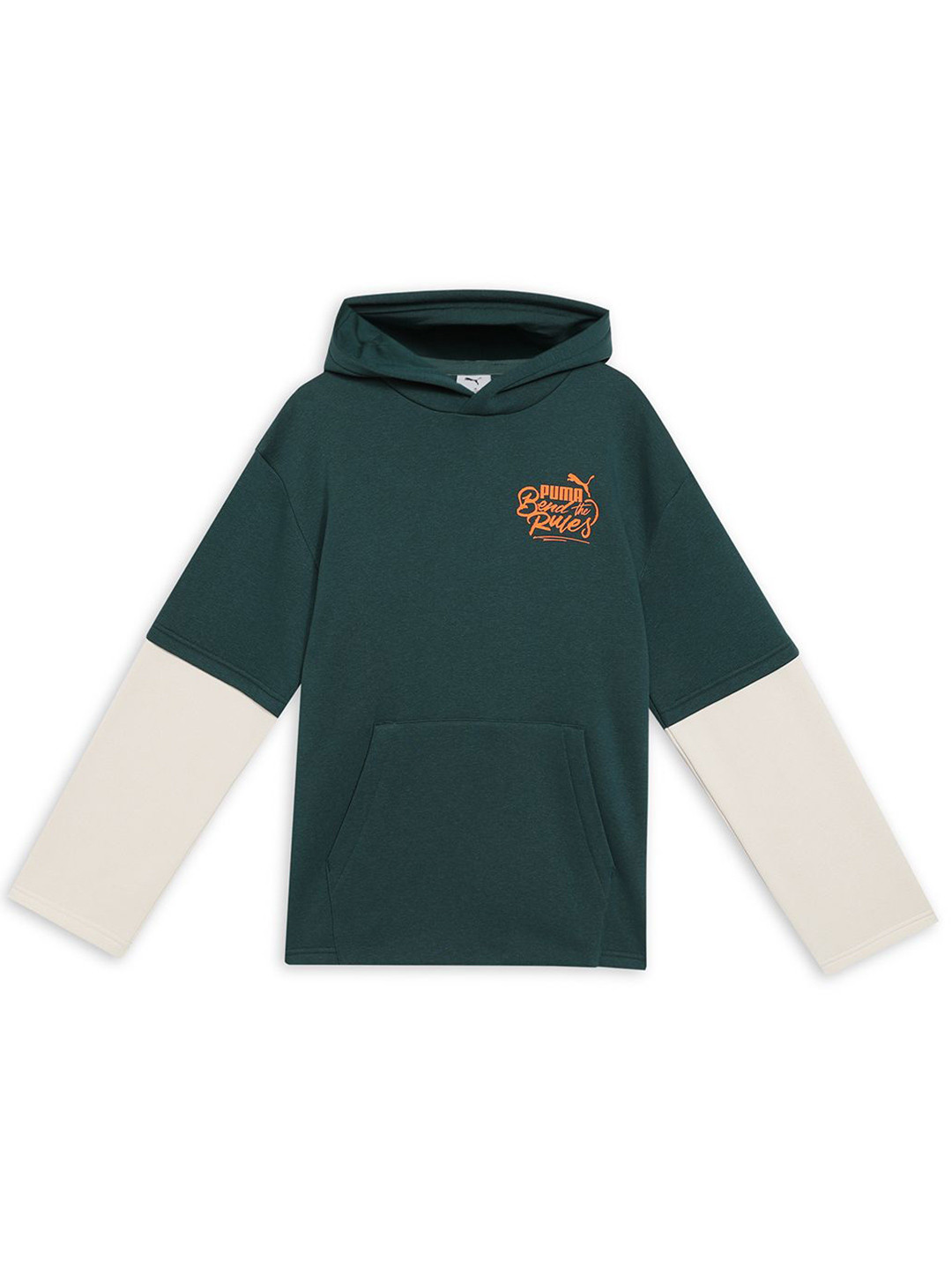 Puma MID90s Boys' Graphic Layered Hoodie