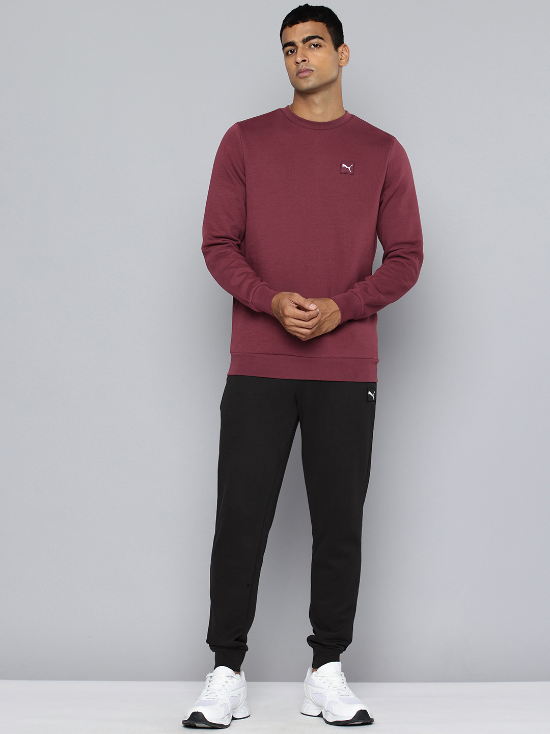 Puma Essentials Elevated Fleece Sweatshirt with Joggers