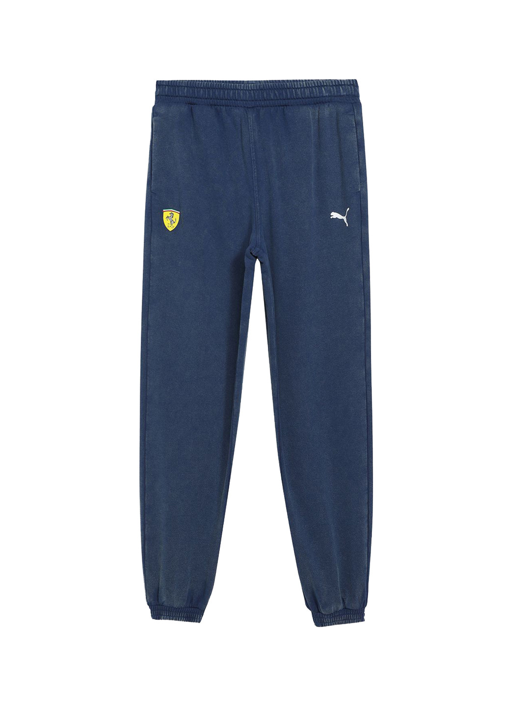 PUMA Motorsport Ferrari Kids Mid-Rise Regular Fit Cotton Track Pant