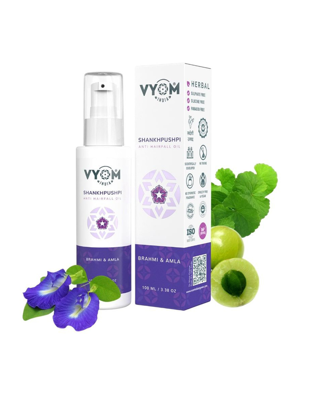 VYOM INDIA ORGANICS Women Coconut Anti Hairfall Oil