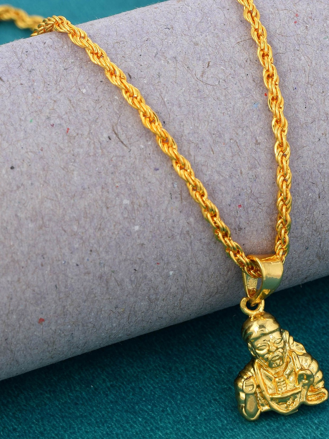 Goldplated Shridi Sai baba Pendant